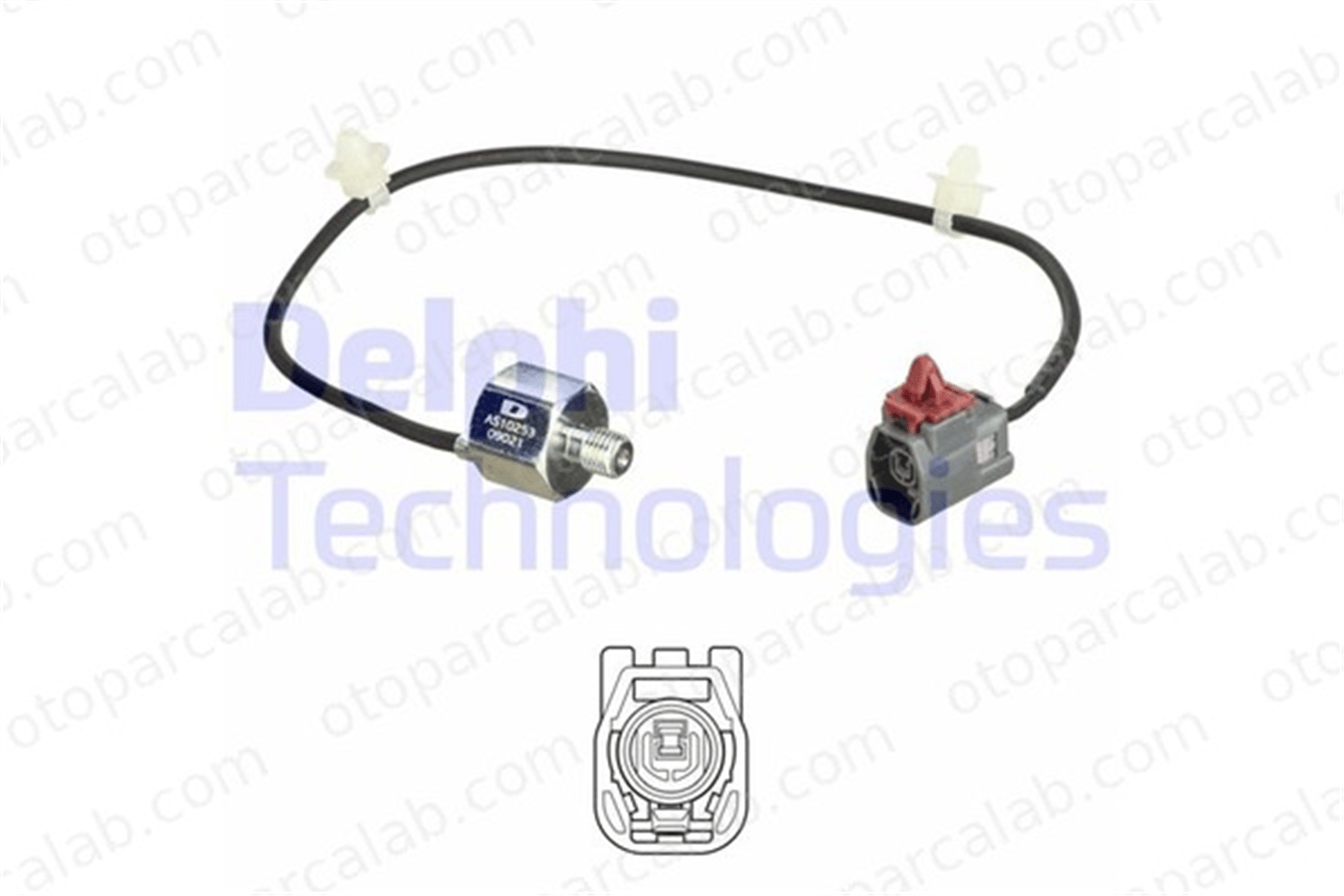 DELPHI AS10253 Vuruntu Sensörü MAZDA 2 3 ZJ0118921
