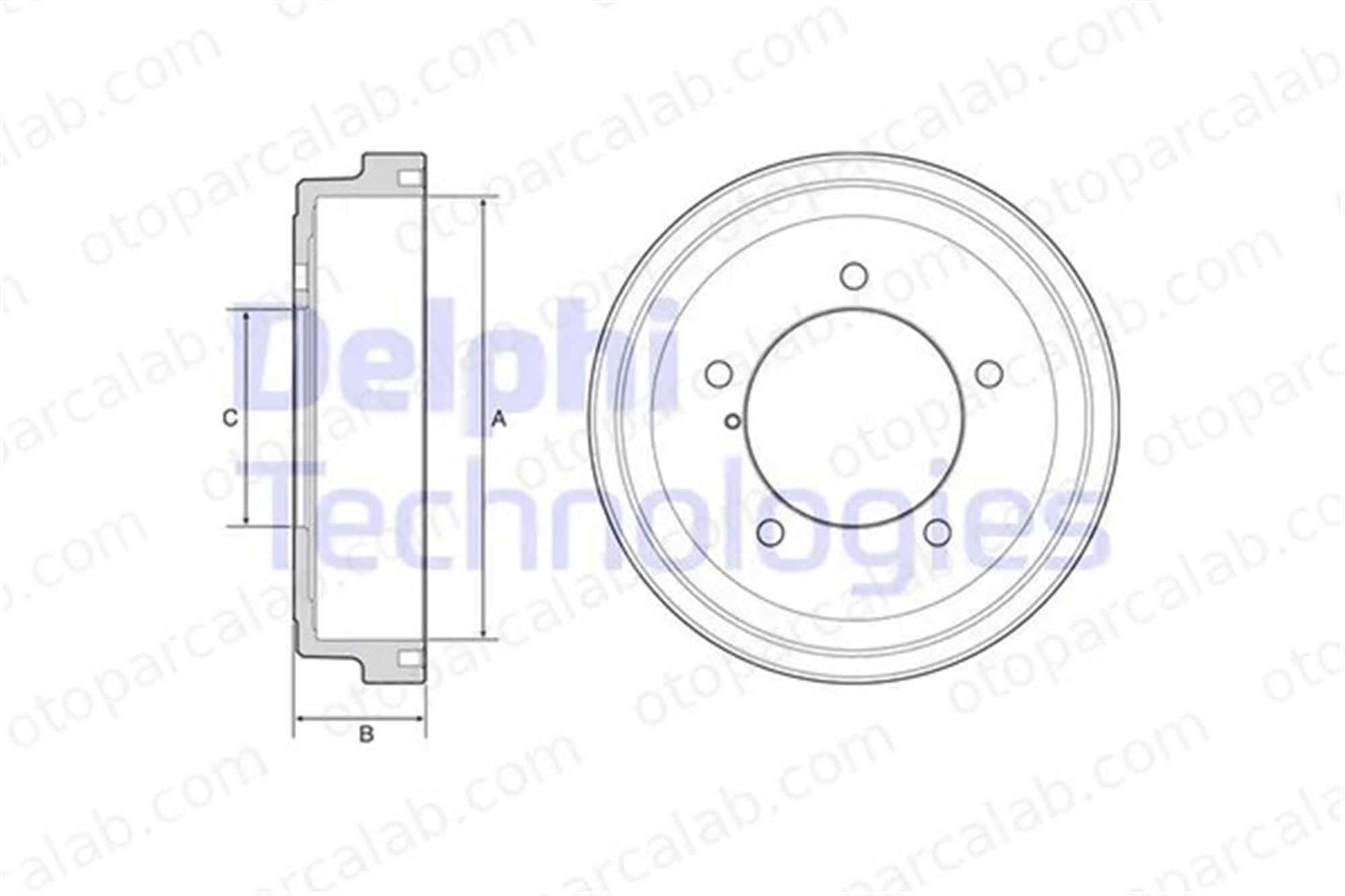 DELPHI BF531 Kampana Arka Sağ veya Sol SUZUKI GRAND VITARA I GRAND VITARA II 4351165D10 4351167D01