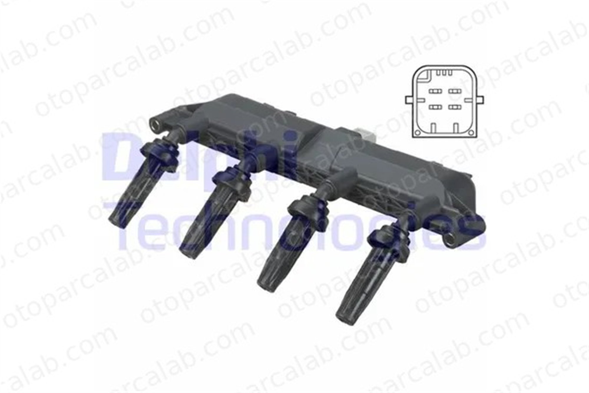 DELPHI CE20011-12B1 Ateşleme Bobini CITROËN BERLINGO / BERLINGO FIRST Kasa/büyük limuzin BERLINGO / BERLINGO FIRST MPV 597078 597079