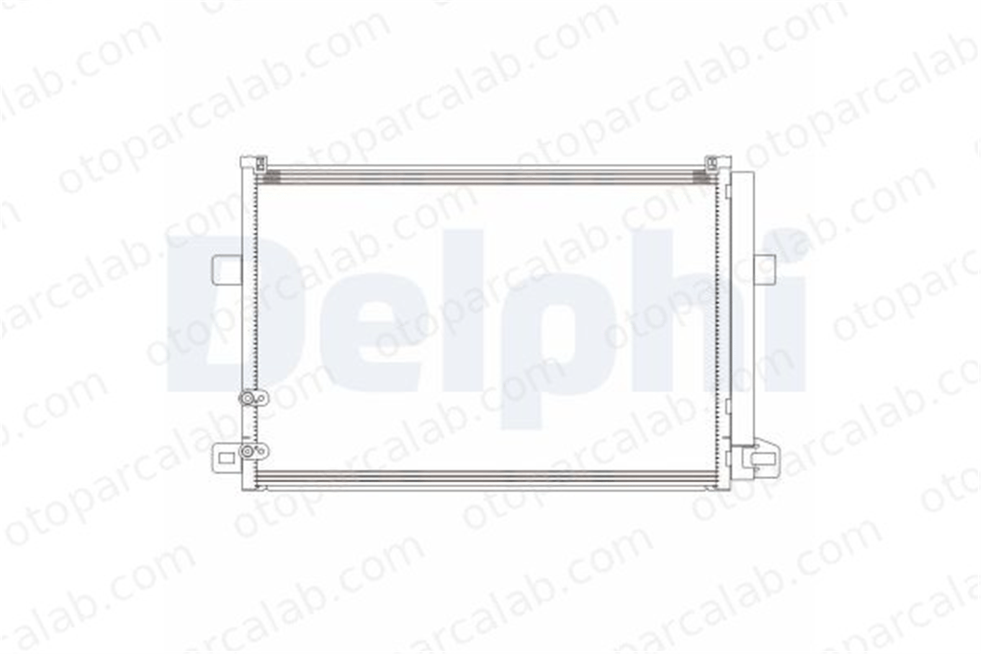 DELPHI CF20301 Klima Radyatörü VW AMAROK AMAROK Platform şasi 2H0820411 2H0820411D