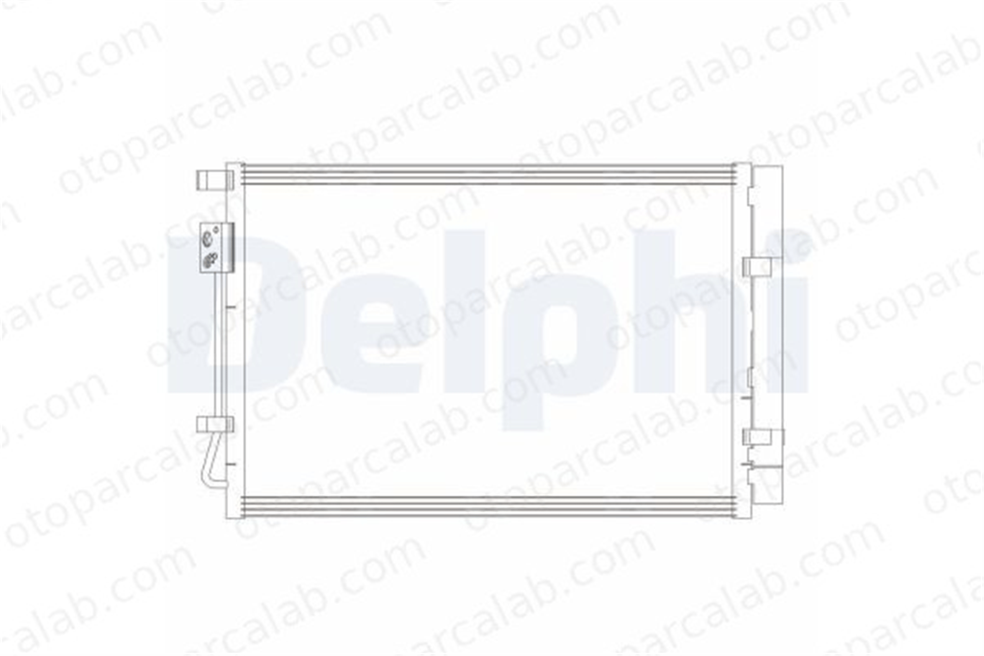 DELPHI CF20414 Klima Radyatörü HYUNDAI i20 II i20 II Coupe 97606C8050 CF20414