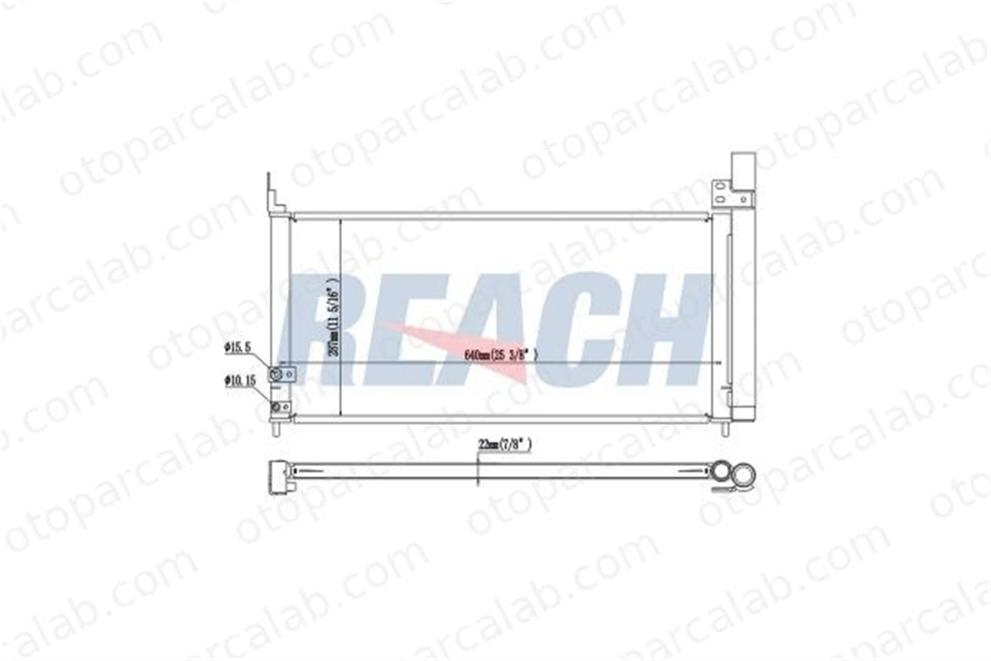 DELPHI CF20571 Klima Radyatörü TOYOTA AURIS AURIS Station wagon 8846047150 8846076010