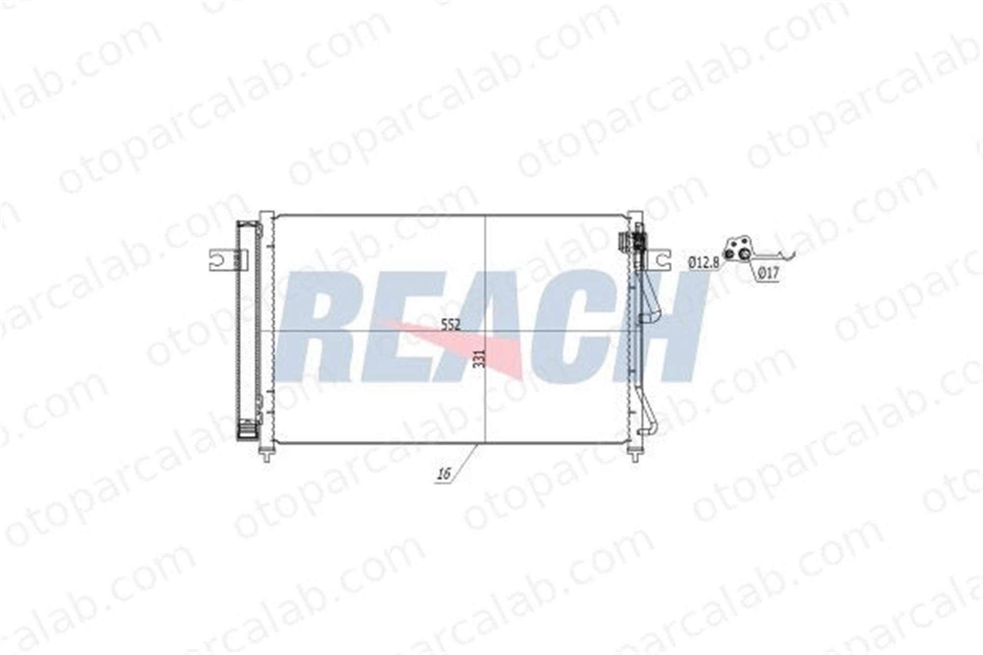 DELPHI CF20646 Klima Radyatörü HYUNDAI GETZ 976061C200