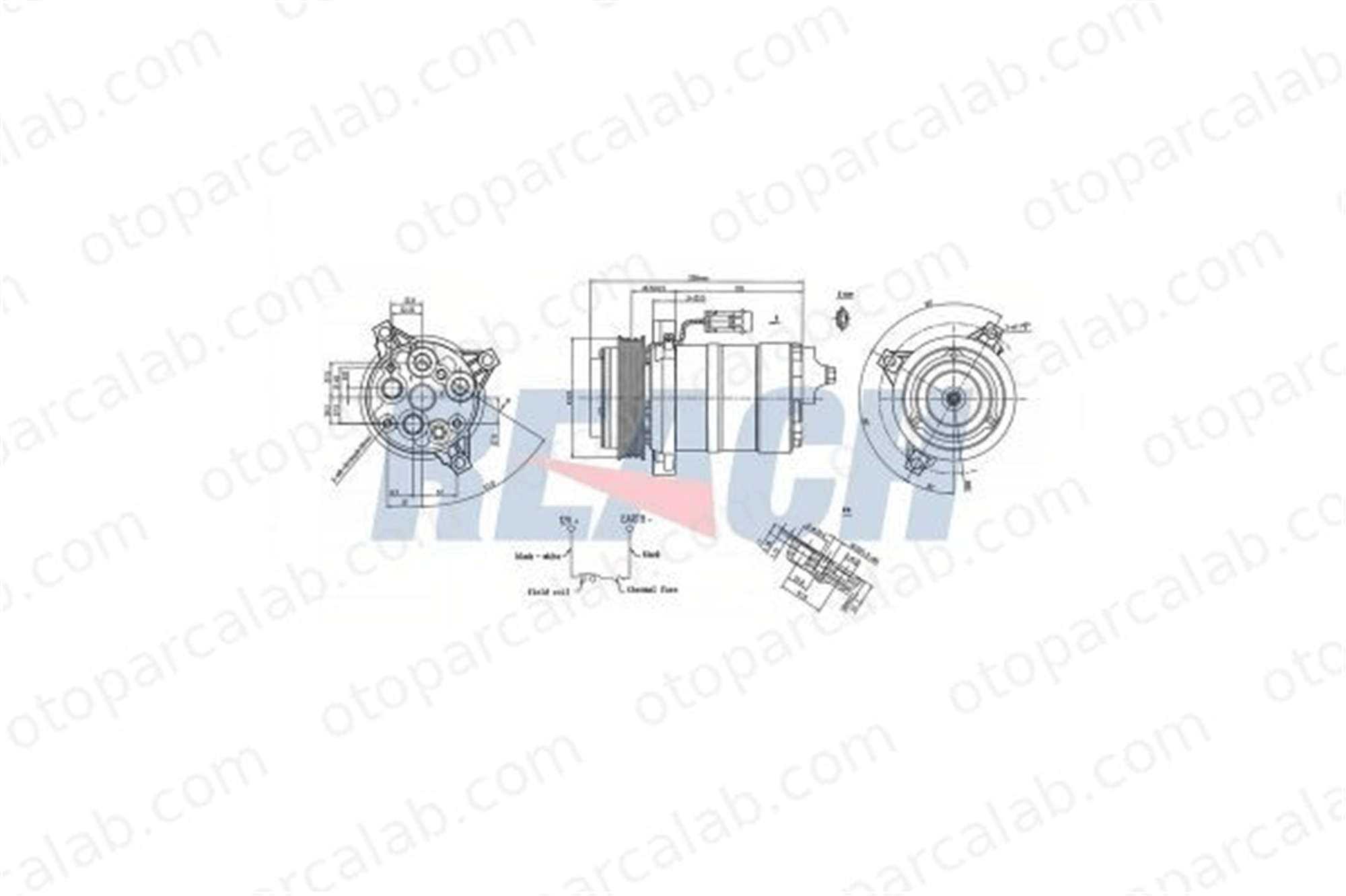 DELPHI CS0122-11B1 Klima Kompresörü CADILLAC SEVILLE 1136534 19169358