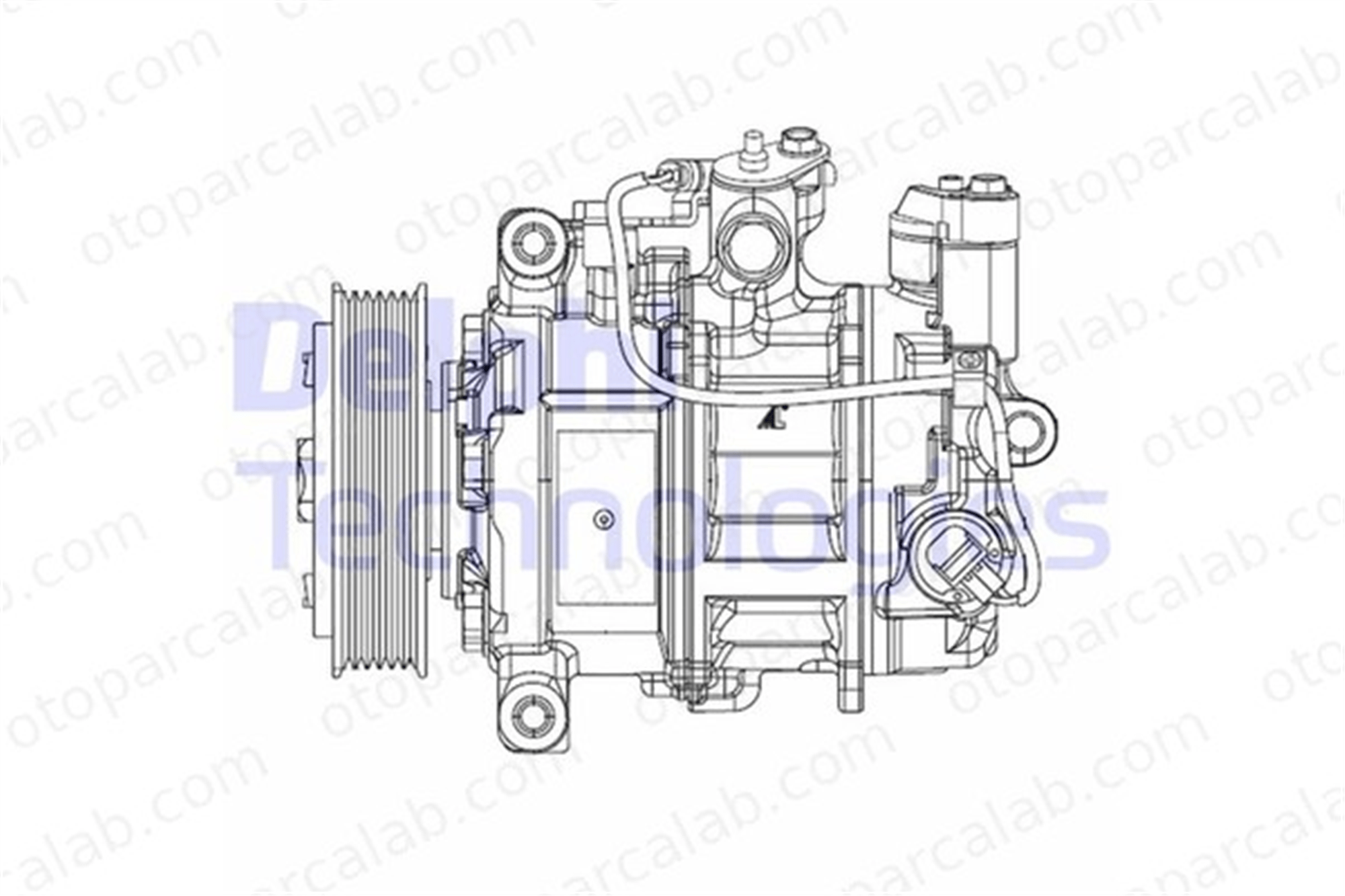 DELPHI CS20504 Klima Kompresörü BMW 1 3 64529222308