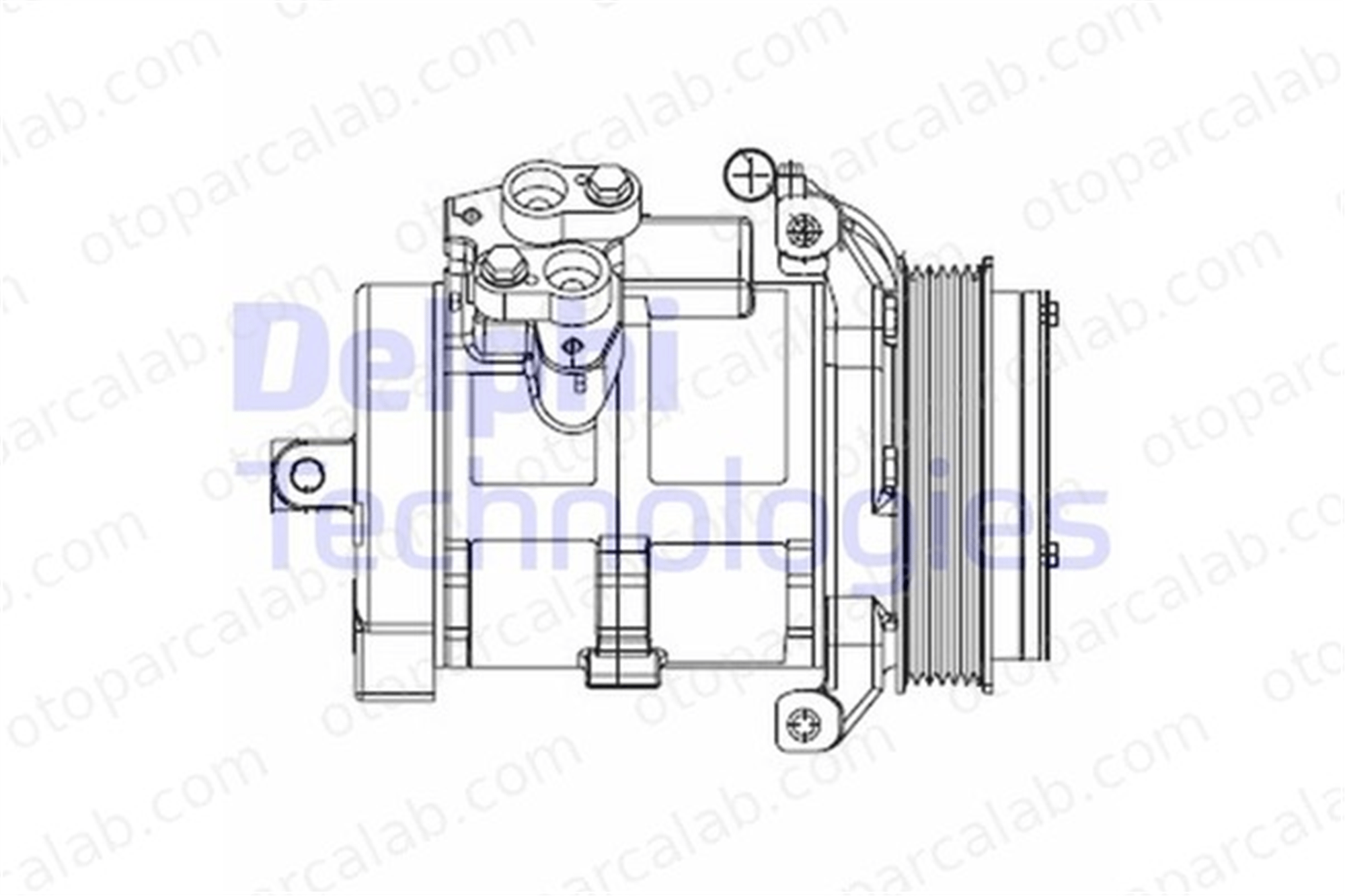 DELPHI CS20528 Klima Kompresörü MERCEDES-BENZ SPRINTER 3,5-t Panelvan/Van SPRINTER 5-t Panelvan/Van A0012307111 12307111