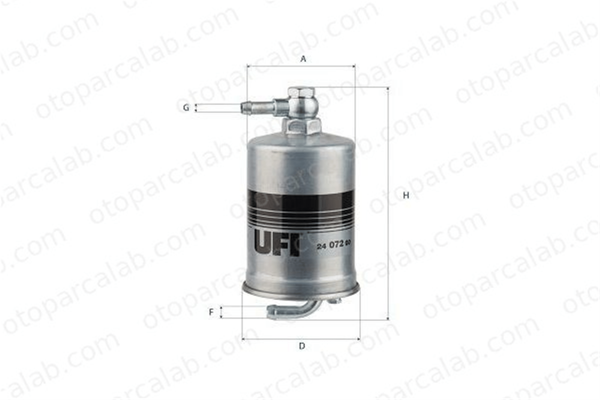 DELPHI DF595 Yakıt Filtresi AUDI A4 B7 A4 B7 Avant 8E012740 8E0127401B