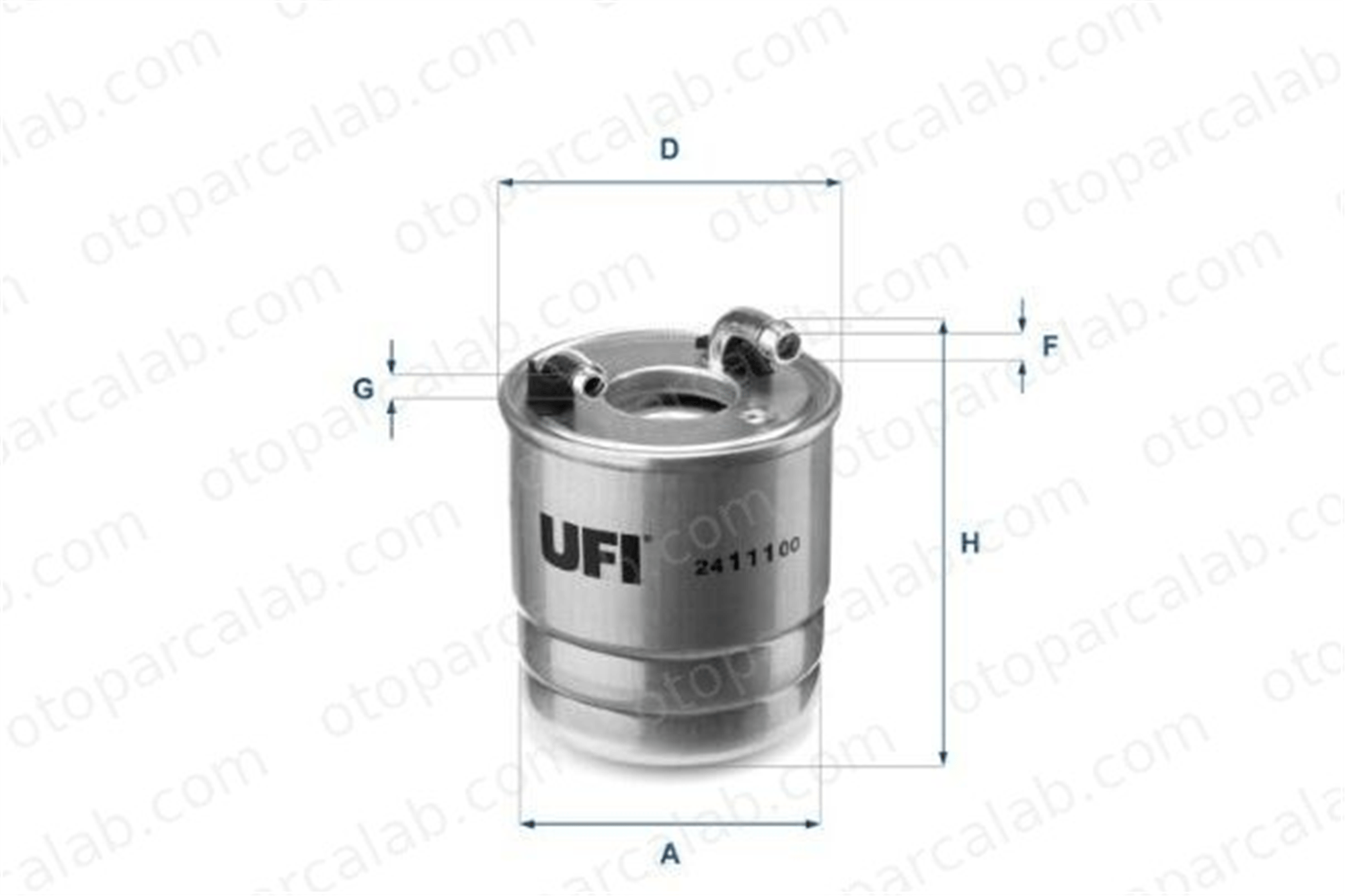 DELPHI DF654 Yakıt Filtresi MERCEDES-BENZ C-SERISI E-SERISI 6420902052 A6420901852