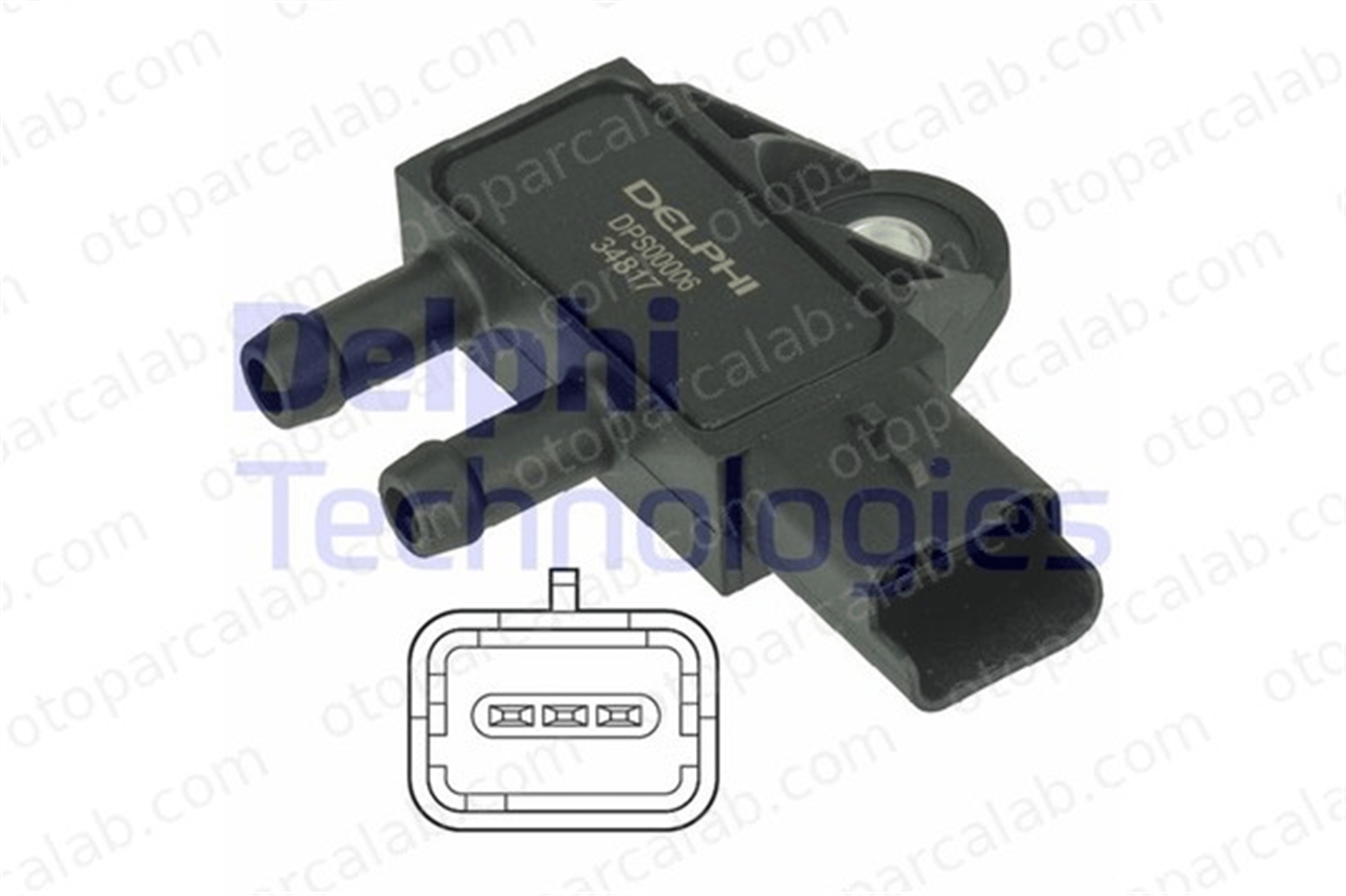 DELPHI DPS00006 Map Sensörü CITROËN C5 III C5 III Break 161809 1618Z9