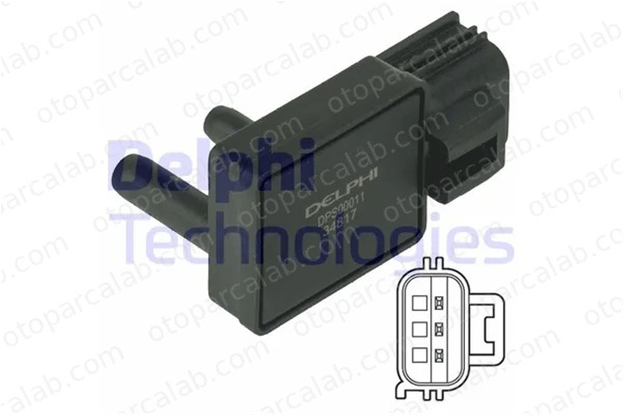 DELPHI DPS00011 Egzoz Sıcaklık Sensörü FORD TRANSIT Panelvan/Van TRANSIT Platform şasi 1606610880 1600077