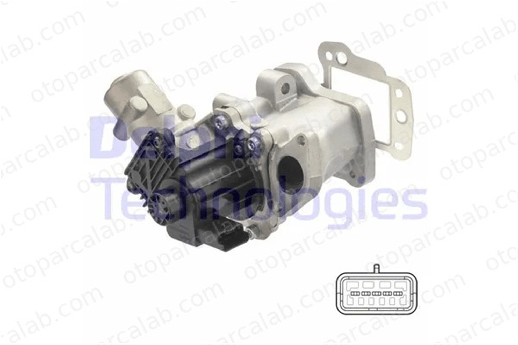 DELPHI EG10437-12B1 Egr Valfi LANCIA PHEDRA LAND ROVER FREELANDER 2 1618T1 LR000997