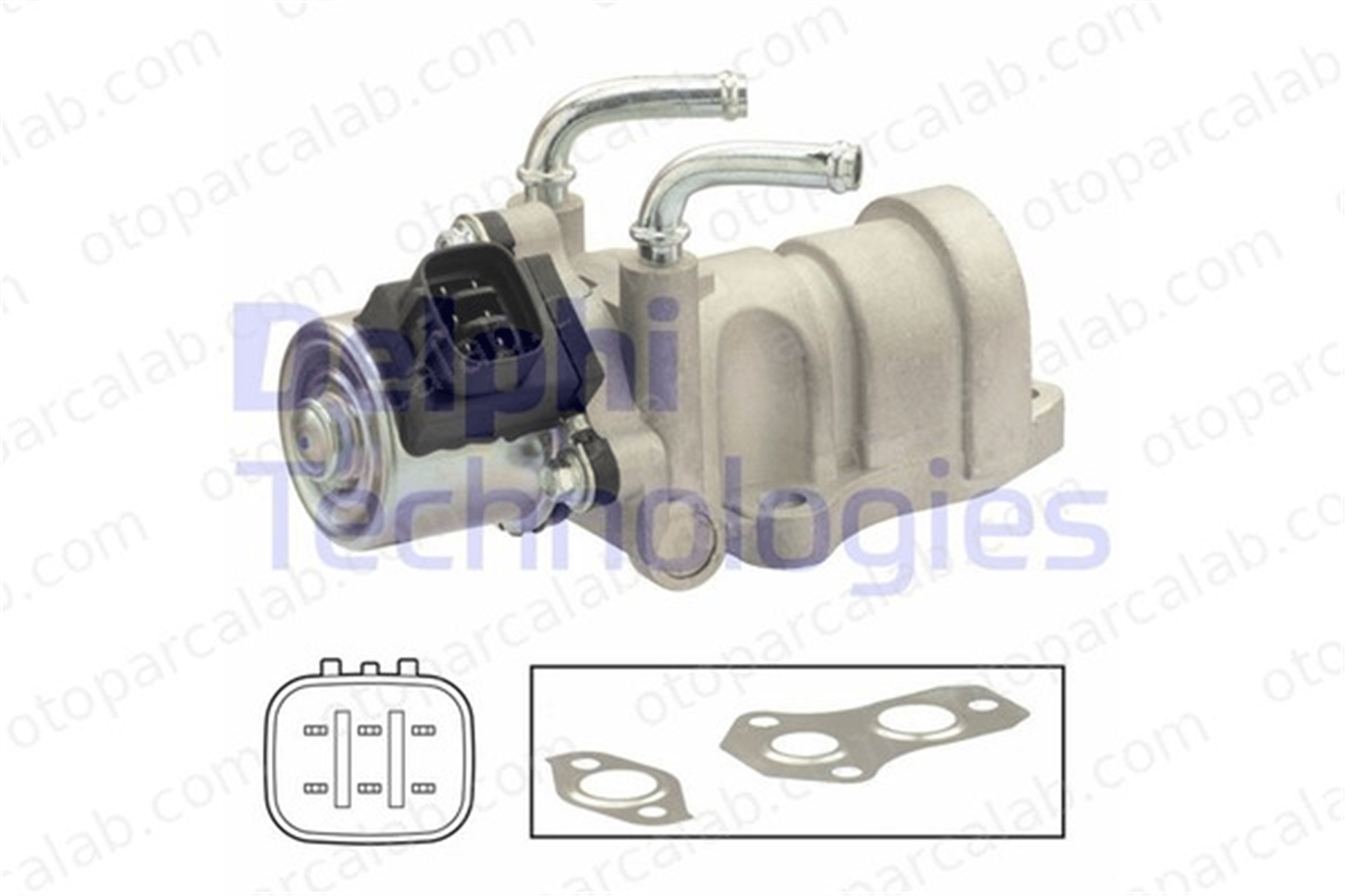 DELPHI EG10439-12B1 Egr Valfi TOYOTA AVENSIS VERSO PREVIA II 2562027080
