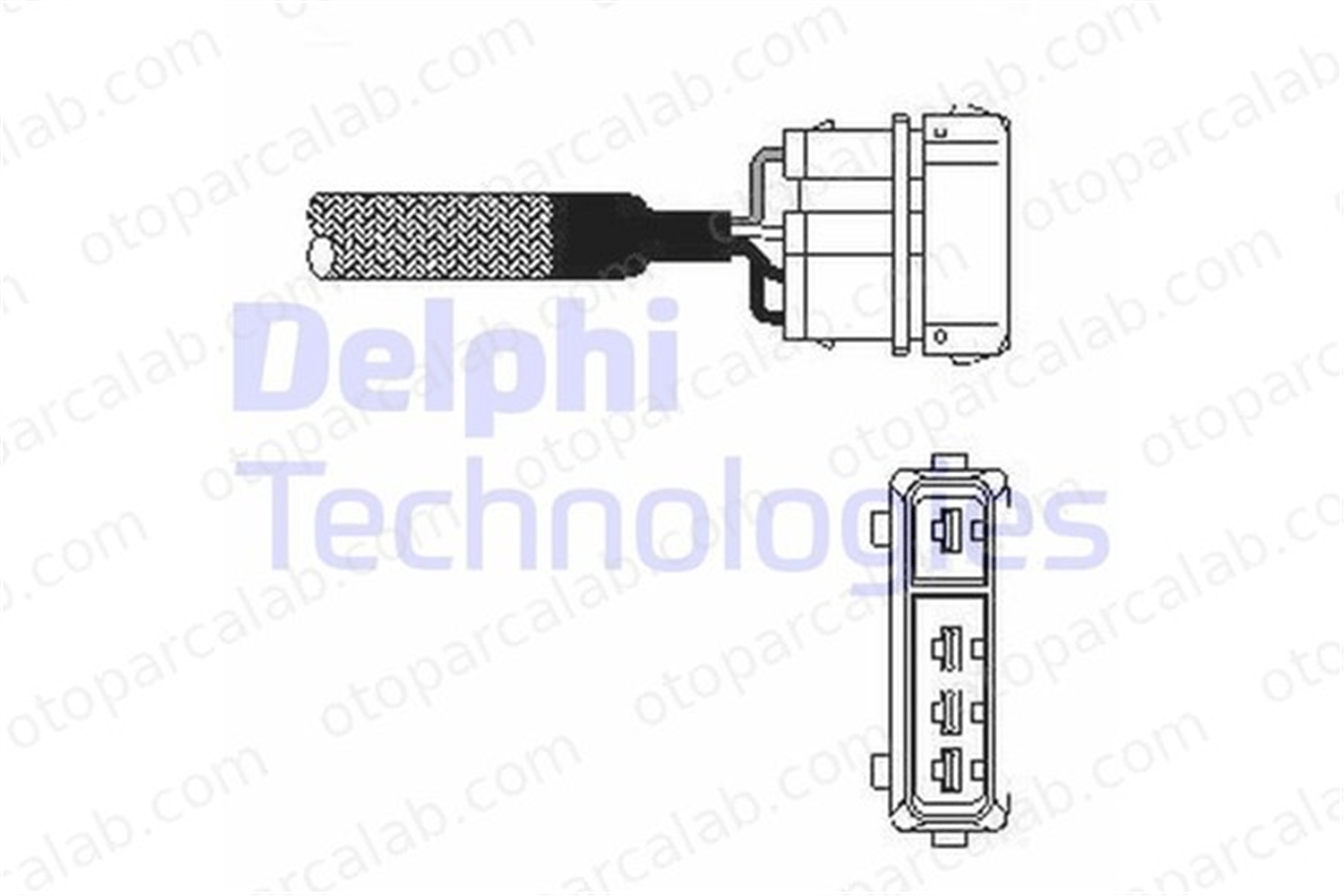 DELPHI ES10333-12B1 Oksijen (Lambda) Sensörü SEAT IBIZA II VW GOLF III ES1033312B1 21906265