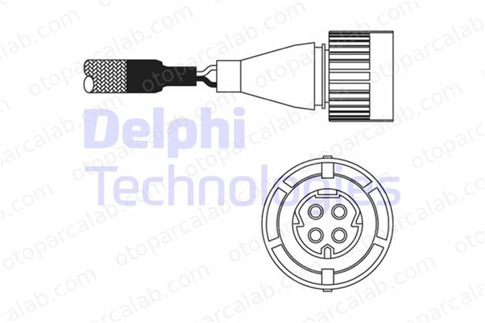 DELPHI ES10986-12B1 Oksijen (Lambda) Sensörü BMW 5 Touring 3 ES1098612B1 11781468620