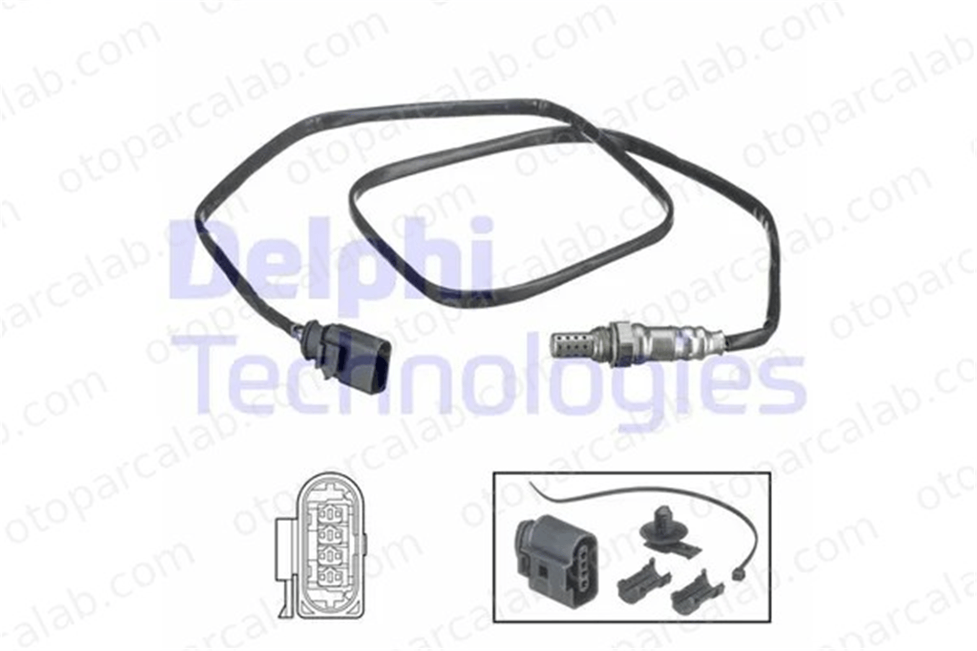 DELPHI ES20524-12B1 Oksijen (Lambda) Sensörü AUDI TT TT Roadster ES2052412B1 6D906265