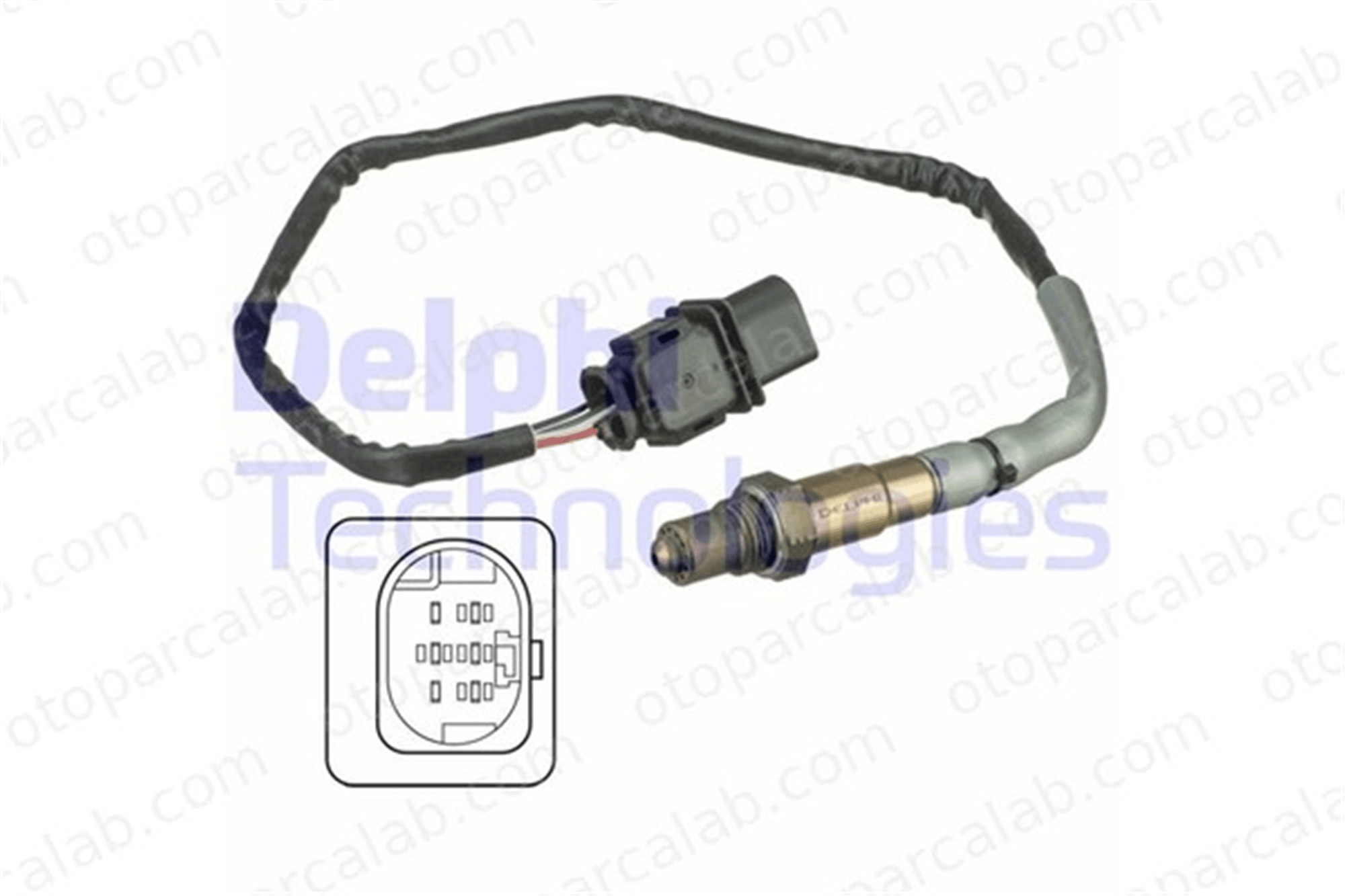 DELPHI ES20550-12B1 Oksijen (Lambda) Sensörü SAAB 9-3 Cabrio OPEL VECTRA C GTS 392102B210 855420