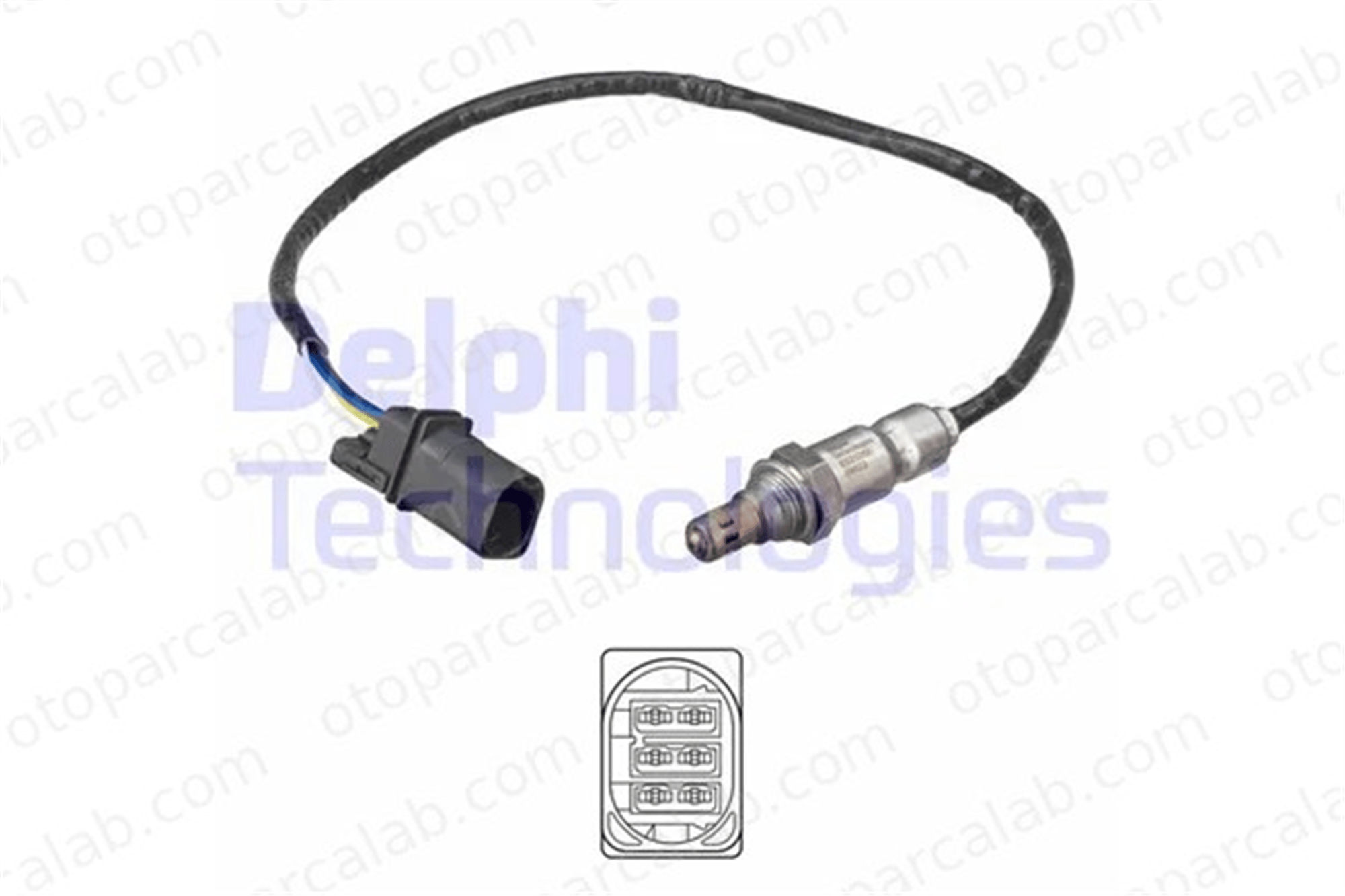 DELPHI ES21056-12B1 Oksijen (Lambda) Sensörü VW GOLF VII GOLF VII Variant 4L906262AF 04L906262AF