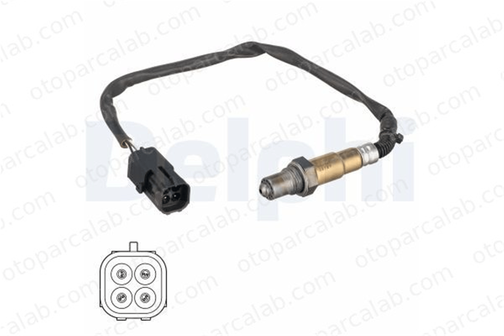 DELPHI ES21072-12B1 Oksijen (Lambda) Sensörü LADA 110 111 21074385001000 2112385001020