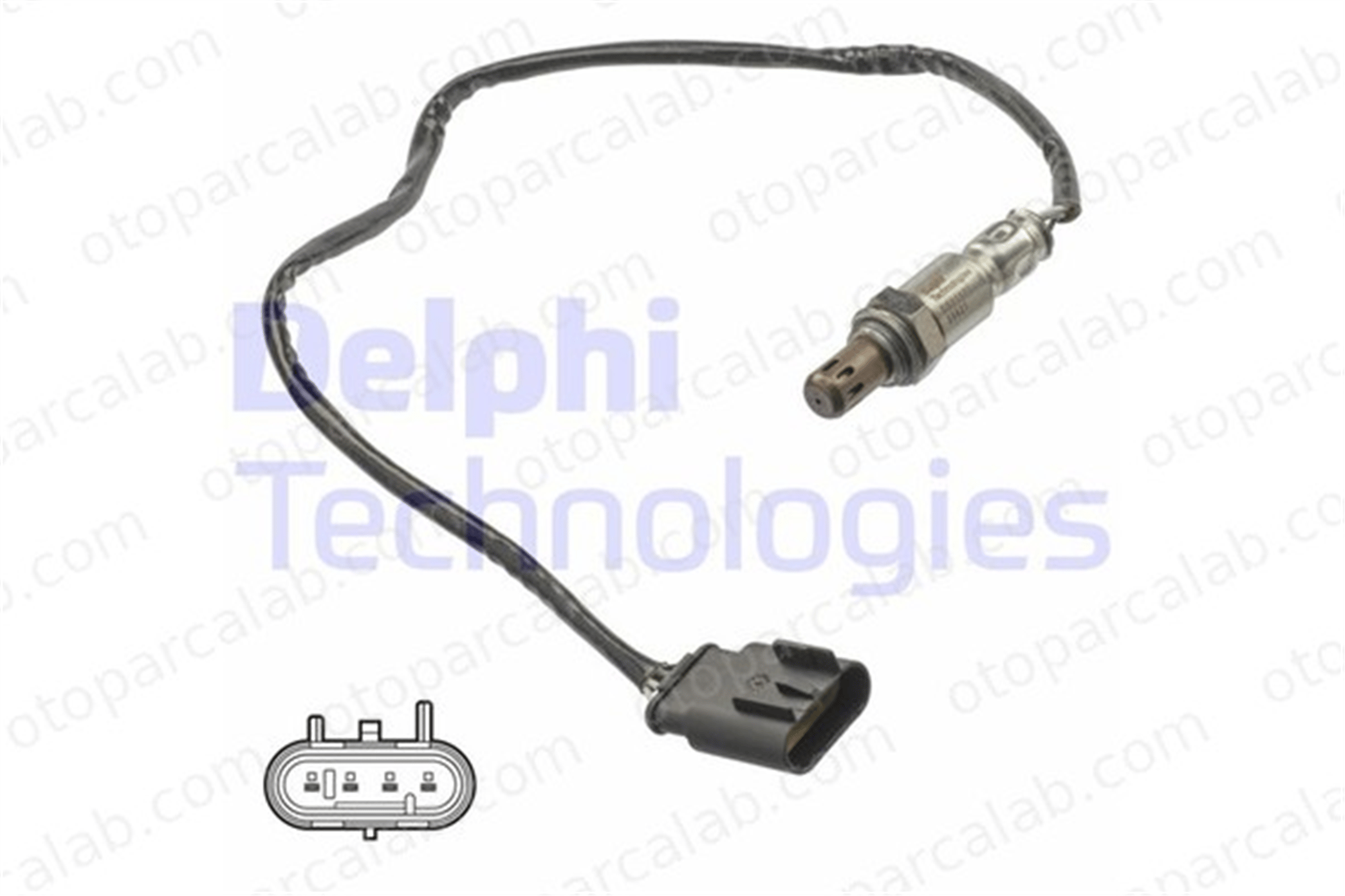 DELPHI ES21076-12B1 Oksijen (Lambda) Sensörü FIAT PANDA PANDA VAN 55246661 55249876