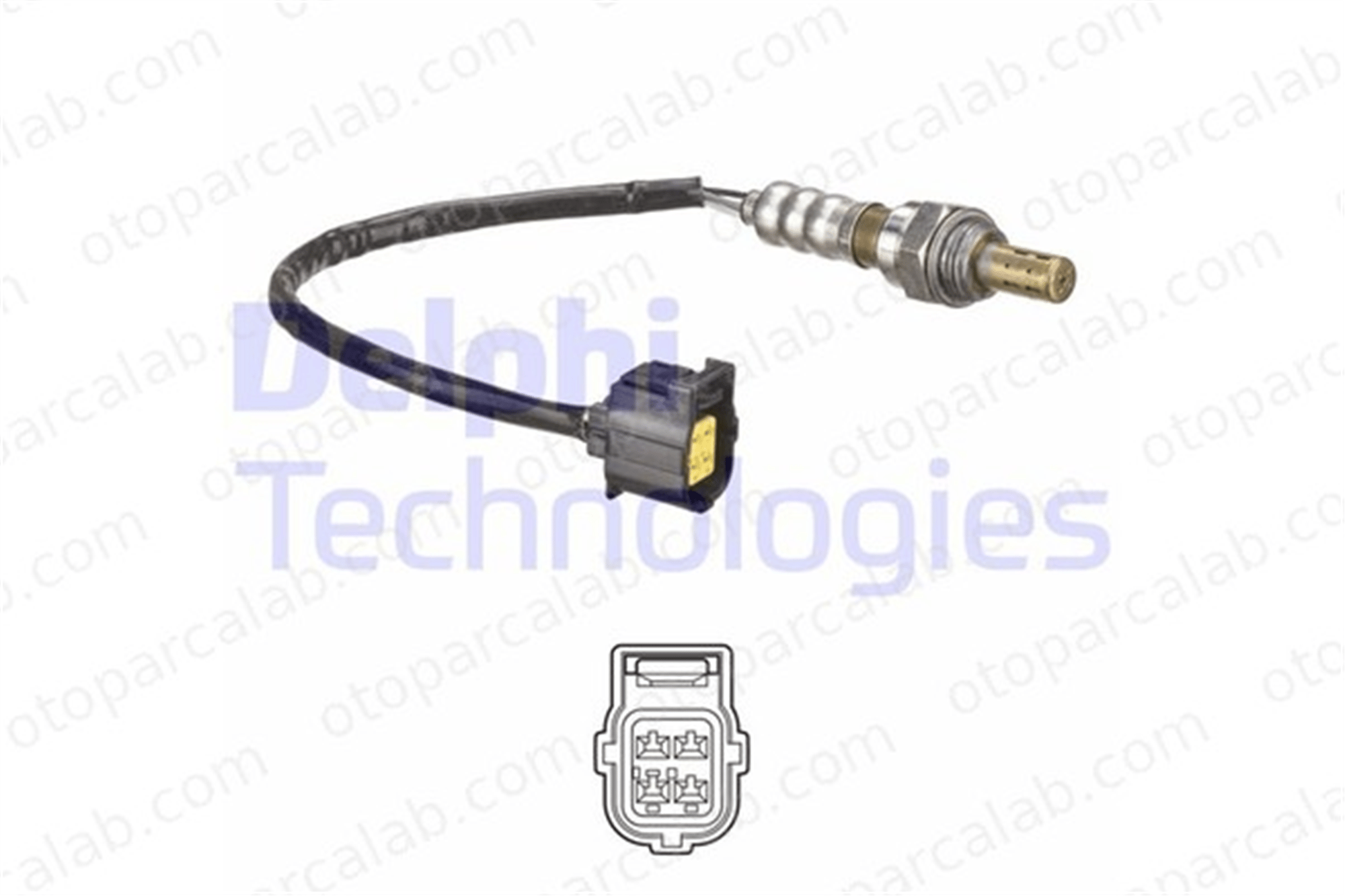 DELPHI ES21142-12B1 Oksijen (Lambda) Sensörü SMART FORTWO Coupe FORTWO Cabrio 45425318 0045425318