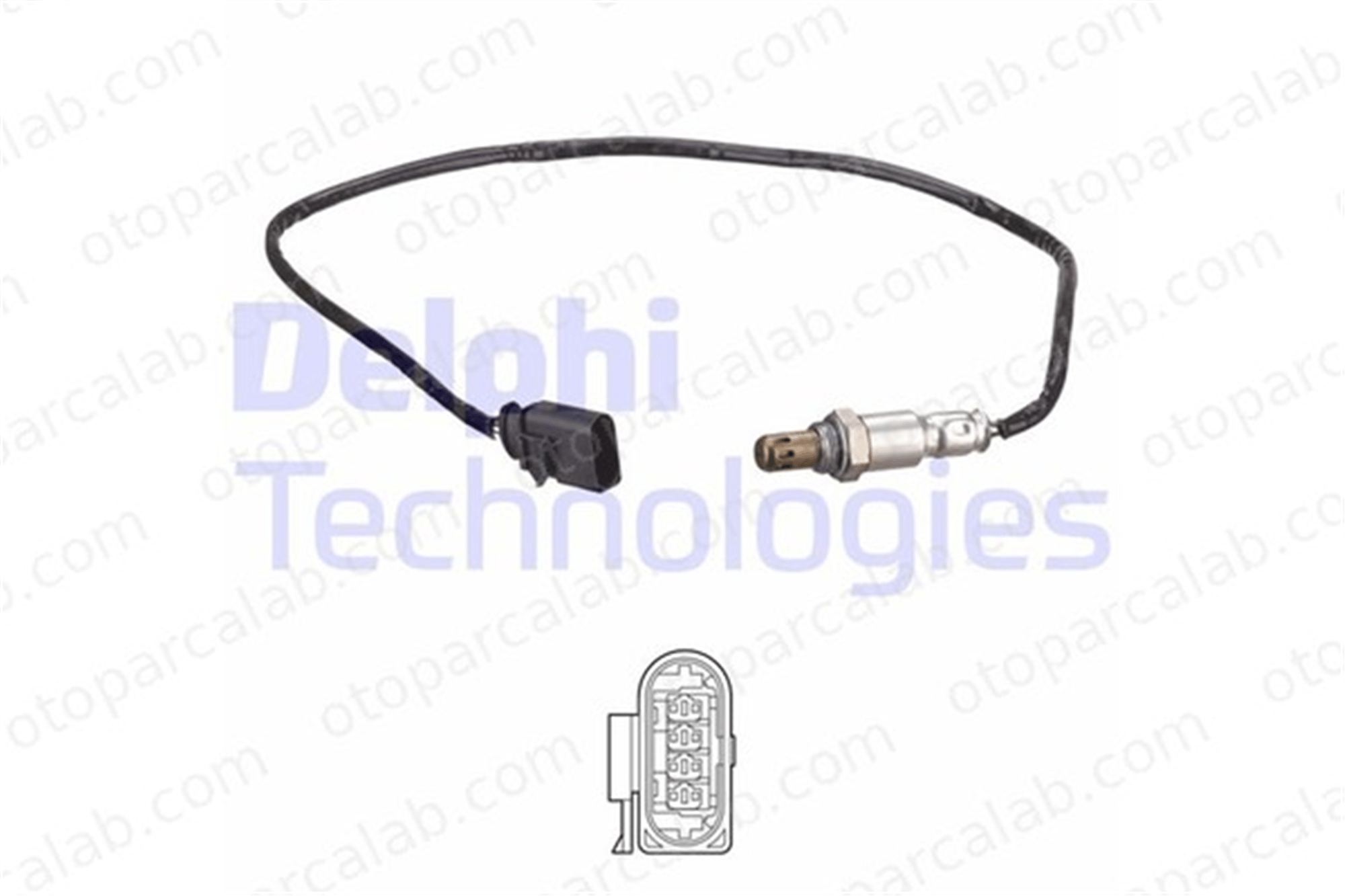 DELPHI ES21161-12B1 Oksijen (Lambda) Sensörü SEAT LEON AUDI A3 Sportback 4E906262CS 04E906262CS