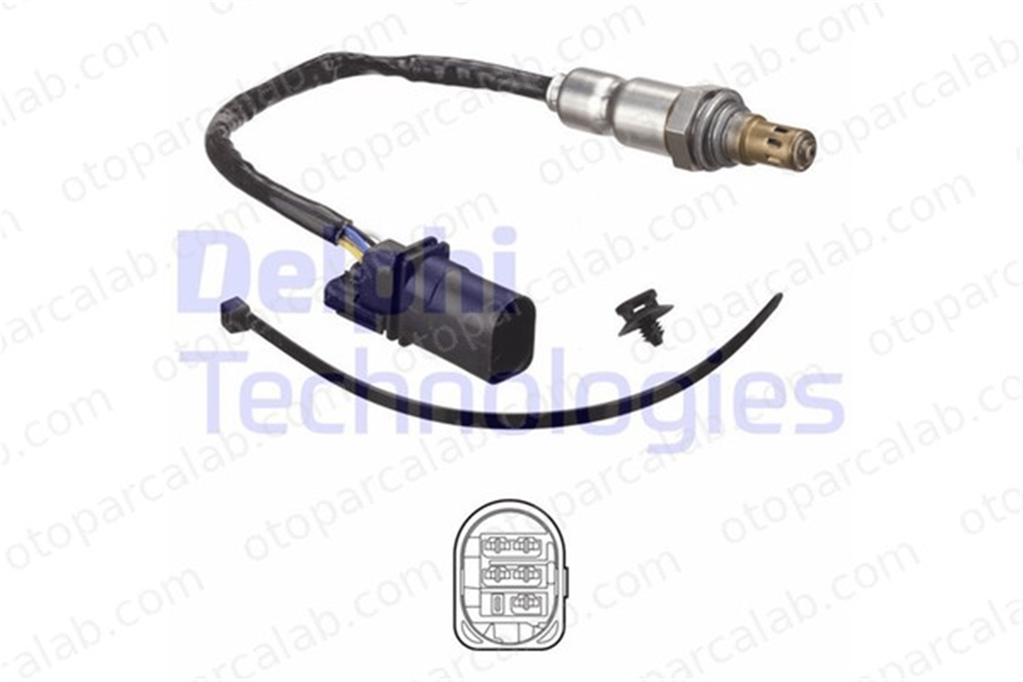 DELPHI ES21175-12B1 Oksijen (Lambda) Sensörü OPEL MOKKA / MOKKA X ASTRA K 55579925 855543