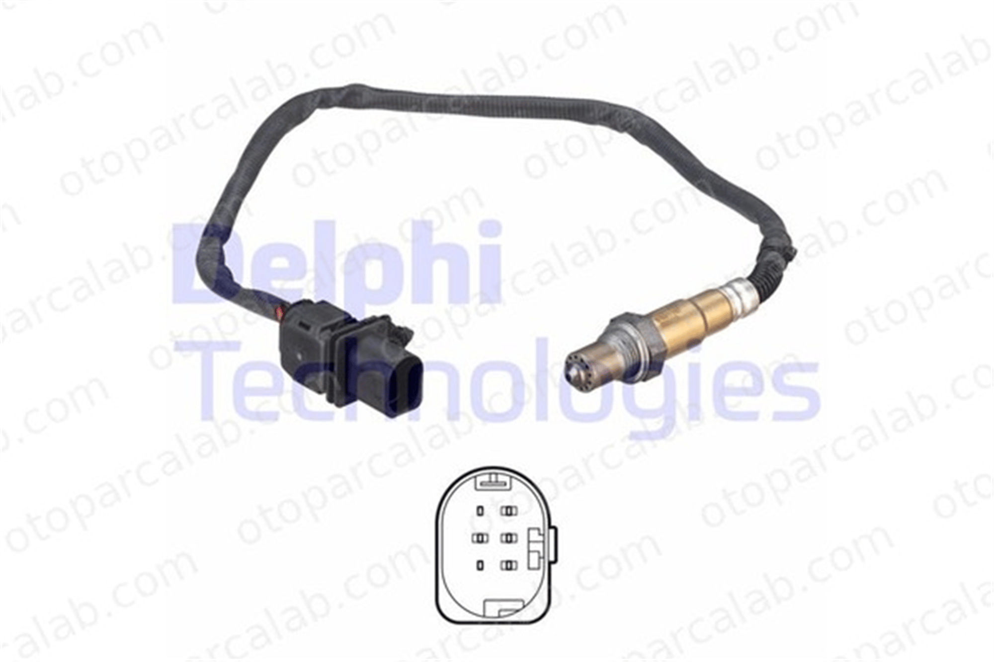 DELPHI ES21197-12B1 Oksijen (Lambda) Sensörü FIAT 500X DOBLO Minibüs/Otobüs 63302940 53302940