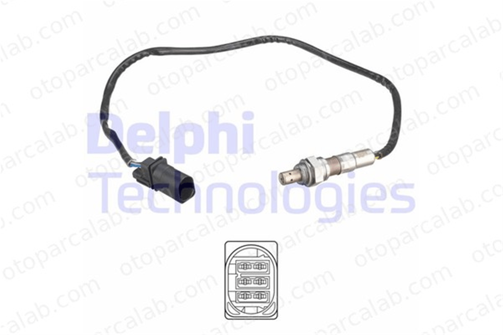 DELPHI ES21219-12B1 Oksijen (Lambda) Sensörü ALFA ROMEO MITO FIAT PANDA 55214916