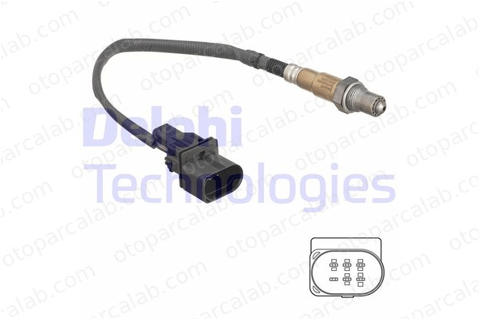 DELPHI ES21239-12B1 Oksijen (Lambda) Sensörü BMW 3 3 Cabrio 11787506532 11787512975