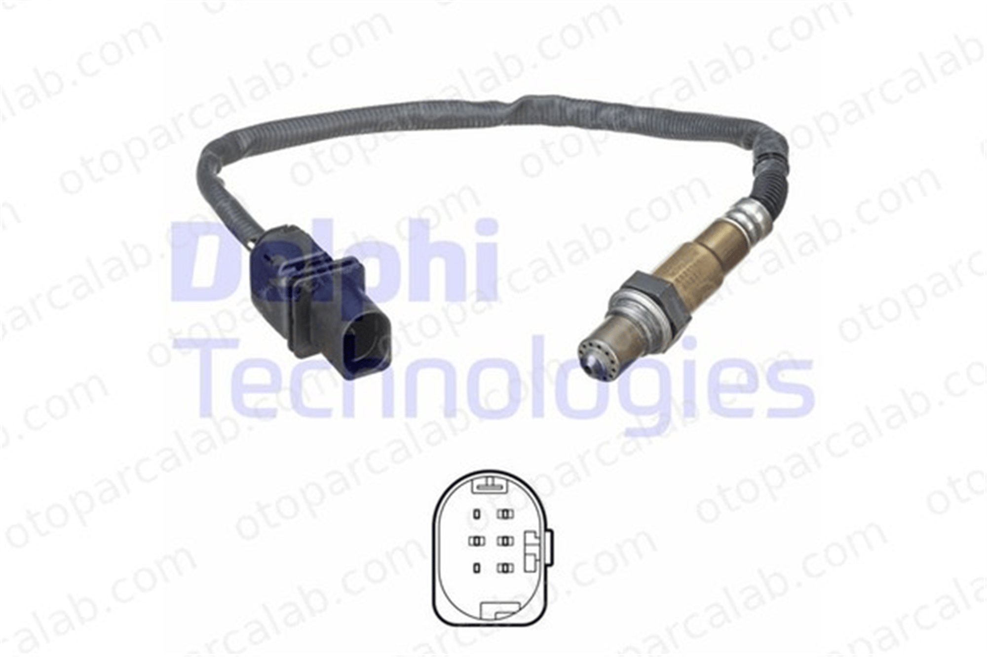 DELPHI ES21264-12B1 Oksijen (Lambda) Sensörü PEUGEOT 3008 MPV CITROËN C5 III 1618KN