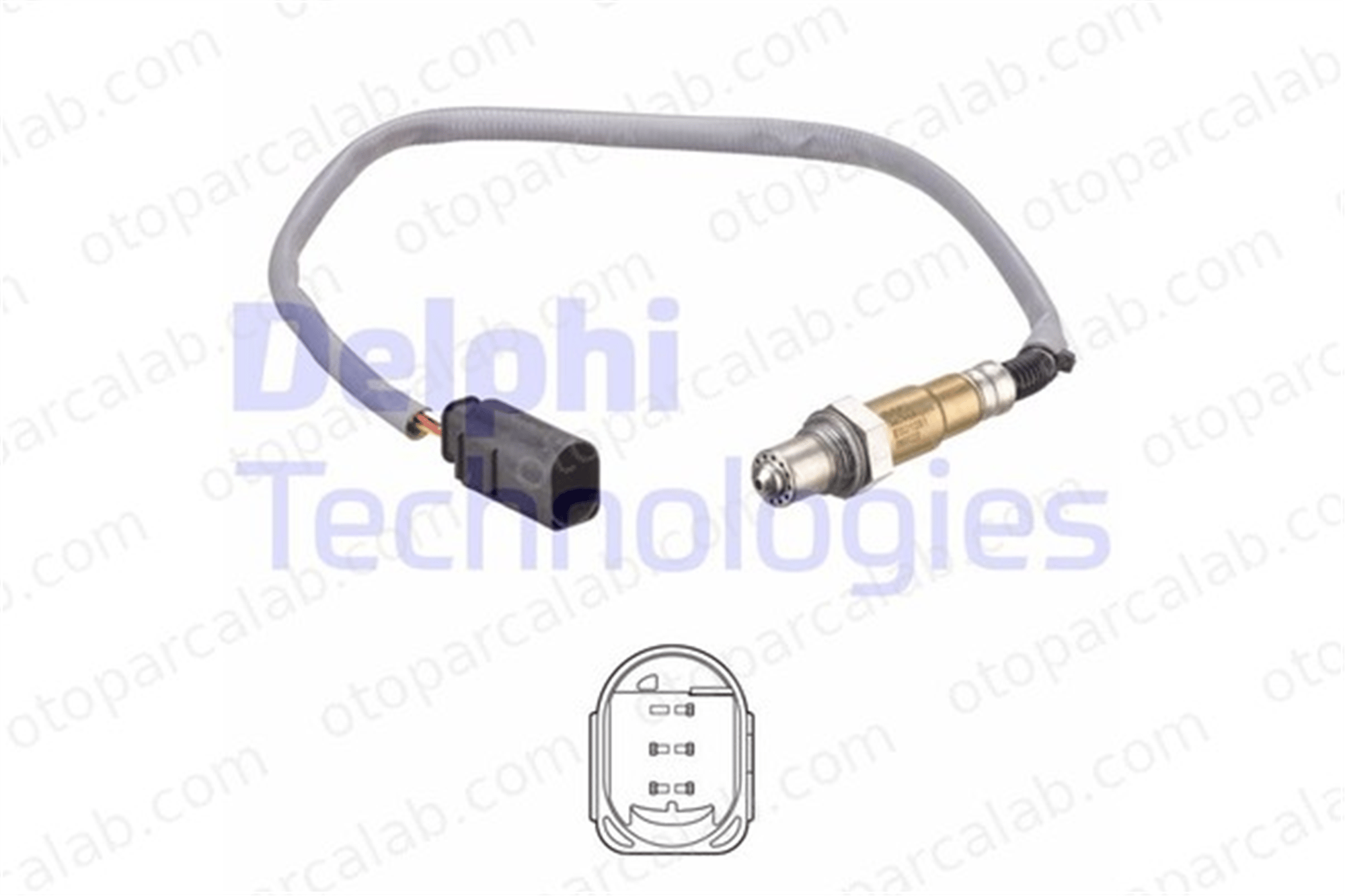 DELPHI ES21281-12B1 Oksijen (Lambda) Sensörü MERCEDES-BENZ SPRINTER 3,5-t Panelvan/Van SPRINTER 3,5-t Platform şasi ES2128112B1 65424918