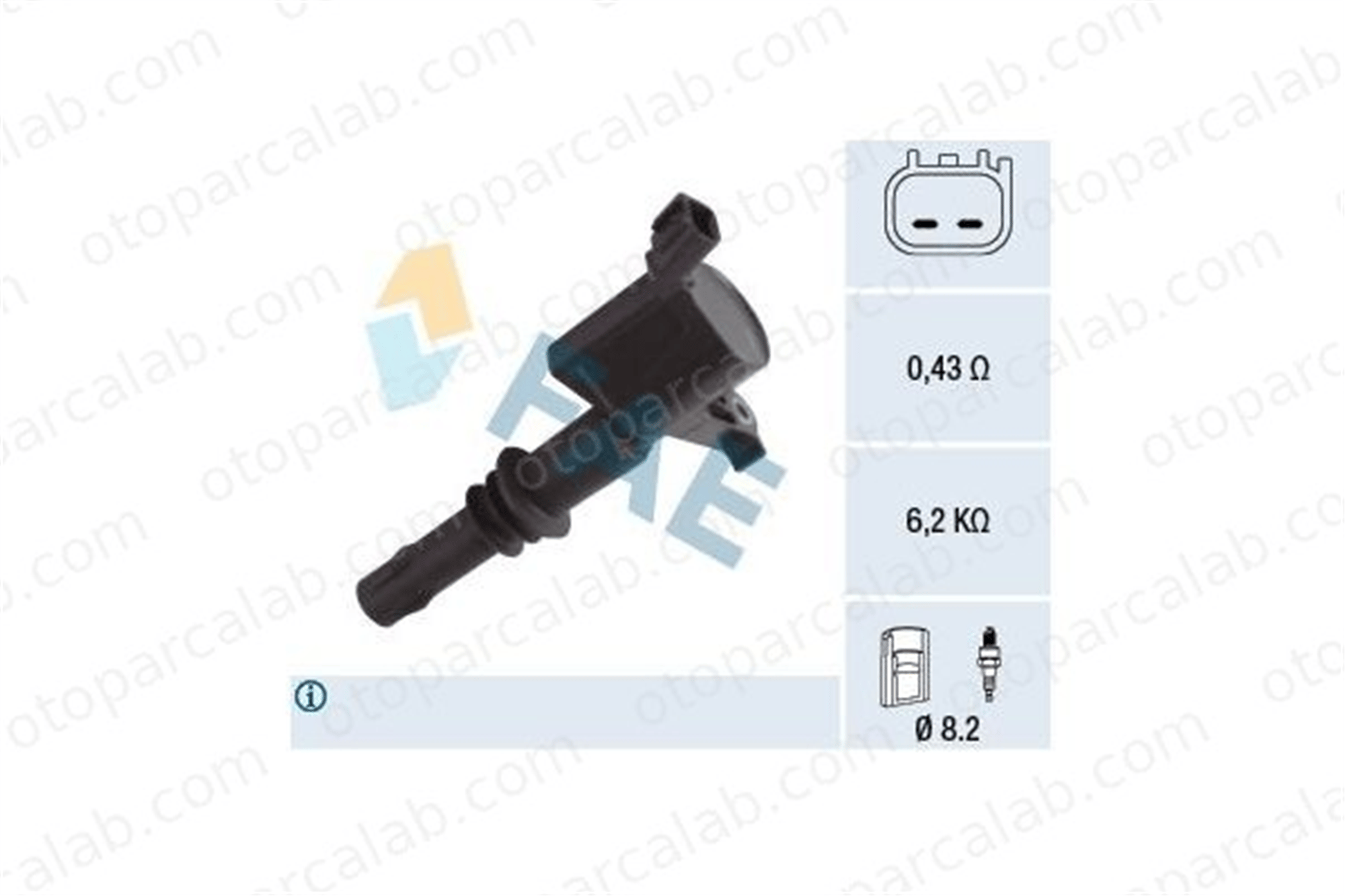 DELPHI GN10182-11B1 Ateşleme Bobini JAGUAR S-TYPE II FORD USA EXPEDITION 3L3Z12029BA 8L3212029A