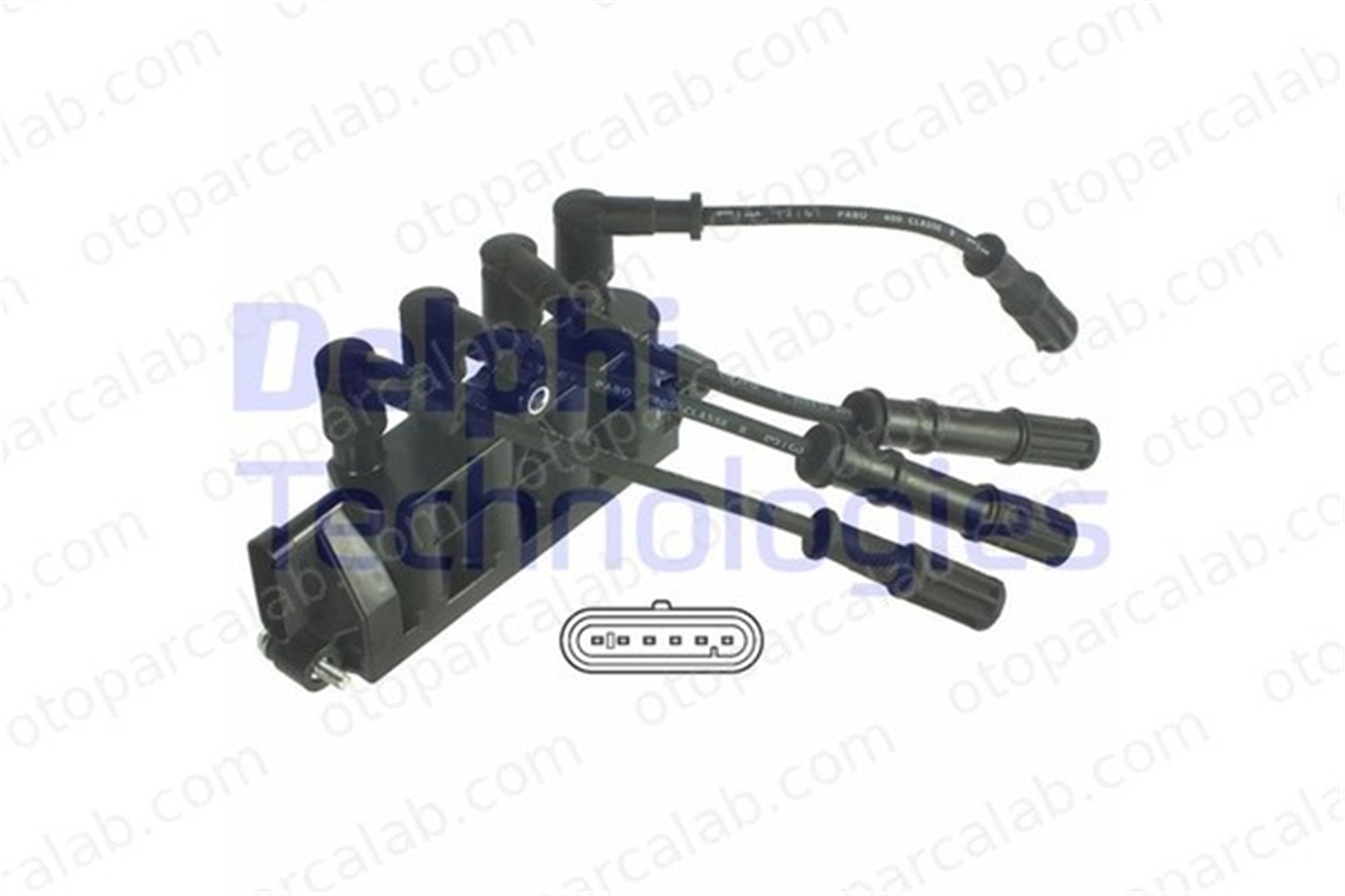 DELPHI GN10492-12B1 Ateşleme Bobini FIAT GRANDE PUNTO LANCIA YPSILON 1535713 55200112