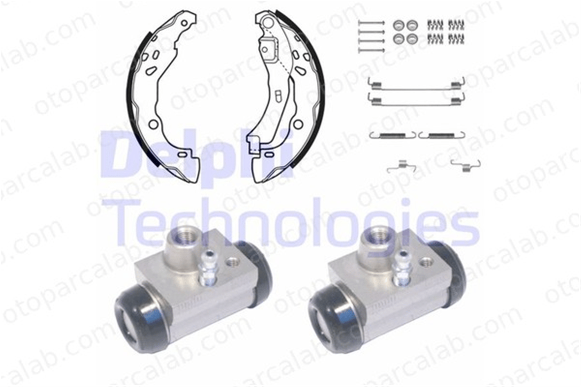 DELPHI KP1077 Fren Pabuçlu Balata Arka RENAULT CLIO II DACIA LOGAN 440A04684R 440A05169R