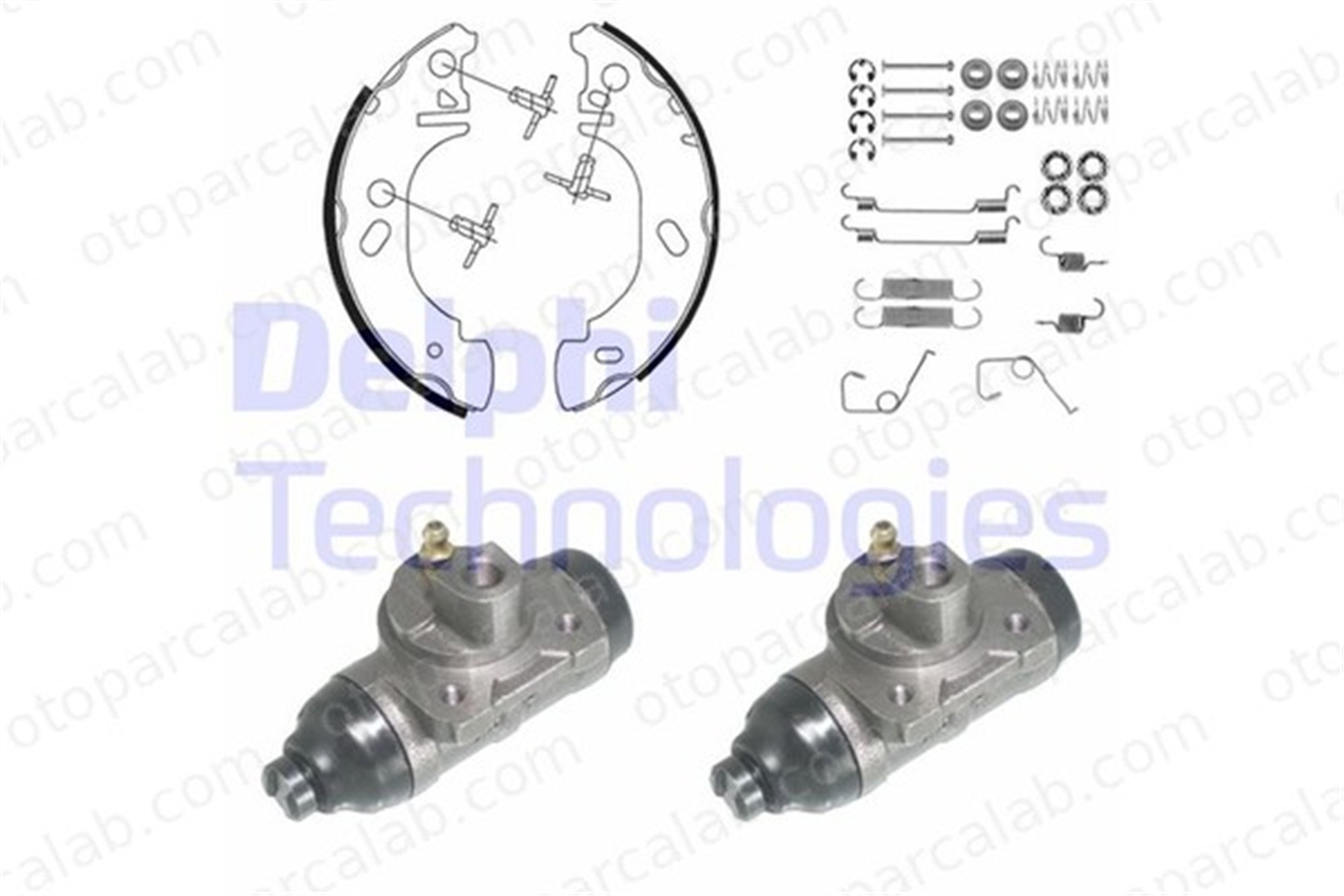 DELPHI KP957 Fren Pabuçlu Balata Arka FORD TRANSIT Minibüs/Otobüs TRANSIT Panelvan/Van 7125122 94VB2200AB