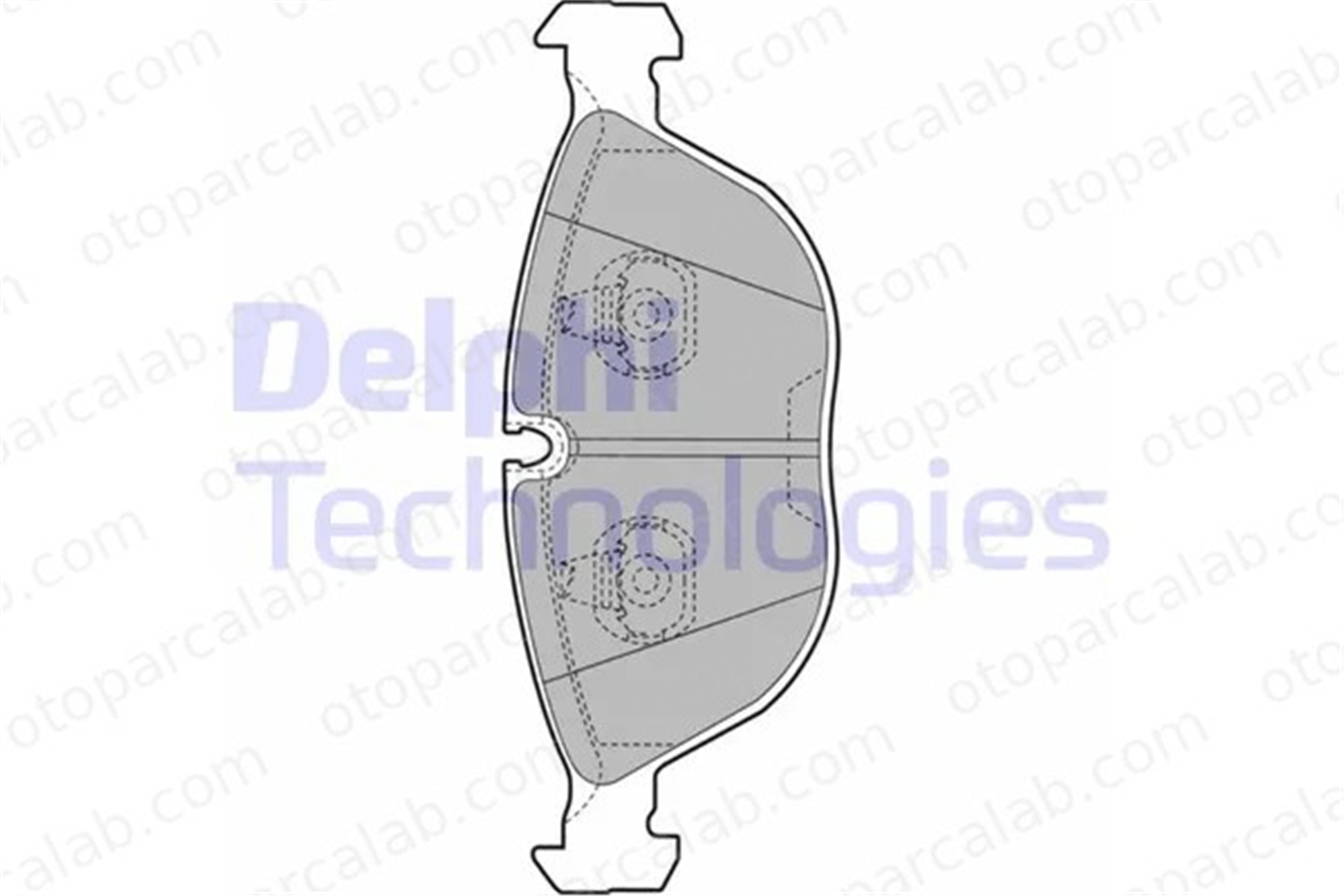 DELPHI LP1002 Fren Disk Balata Ön VW PASSAT B5.5 Variant PASSAT B5.5 34202120 34116761246