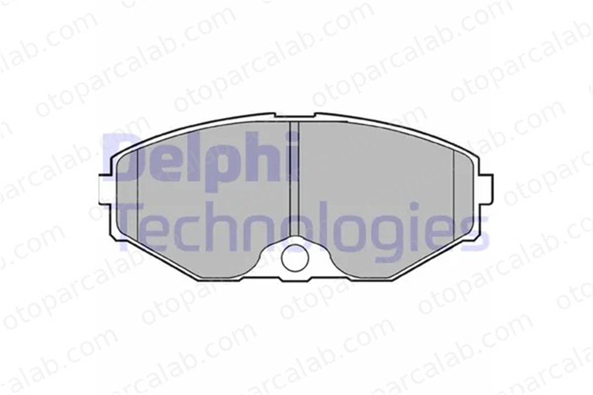 DELPHI LP1058 Fren Disk Balata Ön NISSAN CEFIRO III Sedan MAXIMA / MAXIMA QX V 410600P690 410600P691