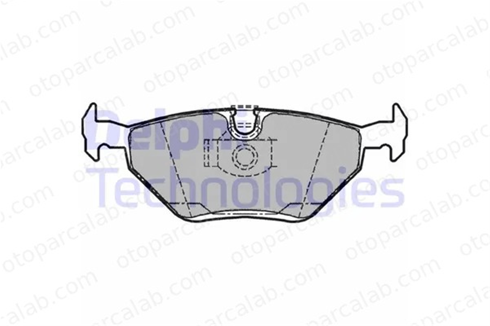 DELPHI LP1107 Fren Disk Balata Arka BMW 5 5 Touring 34216761281 34211163395