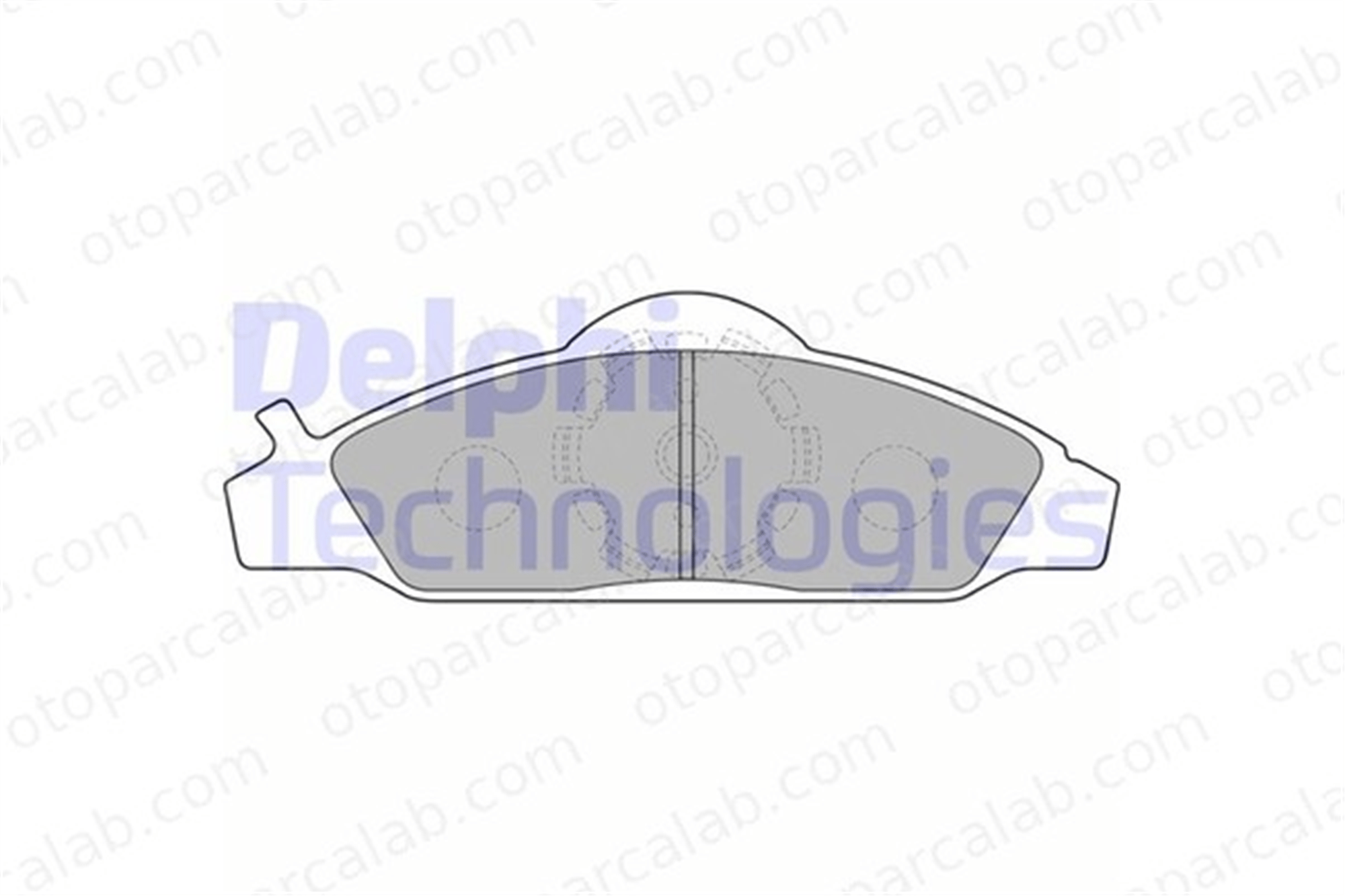 DELPHI LP1145 Fren Disk Balata Ön SSANGYONG KORANDO MUSSO 4811105100 4813005100