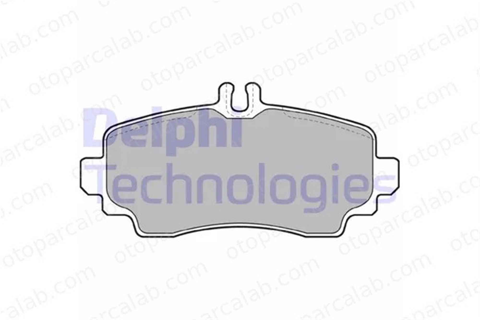DELPHI LP1401 Fren Disk Balata Ön MERCEDES-BENZ A-SERISI VANEO A1684201320 1684200020