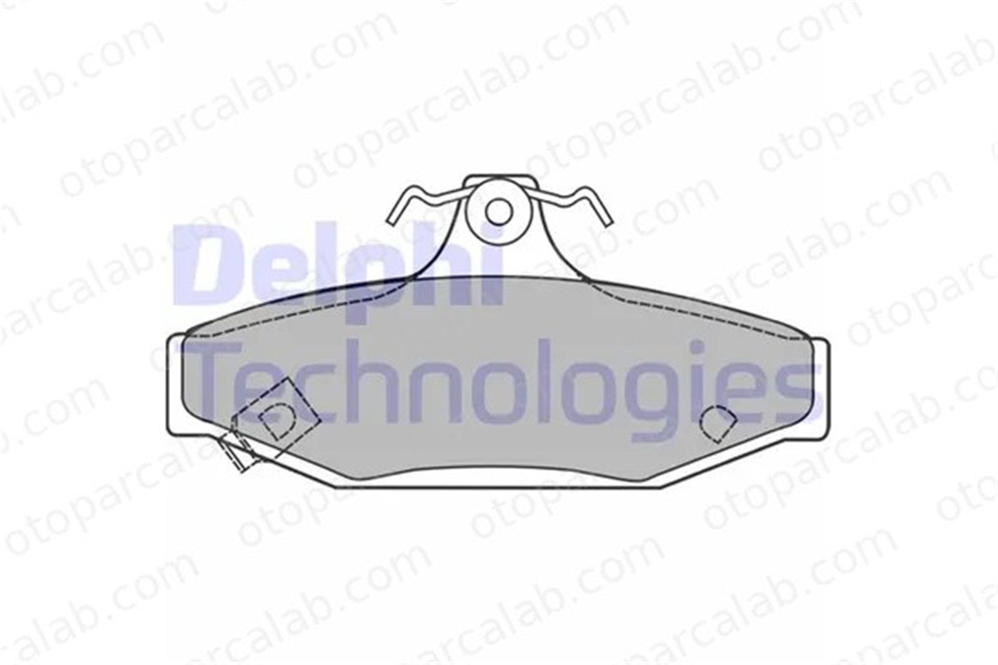 DELPHI LP1420 Fren Disk Balata Ön SSANGYONG KORANDO MUSSO 4841305000 48413050A0