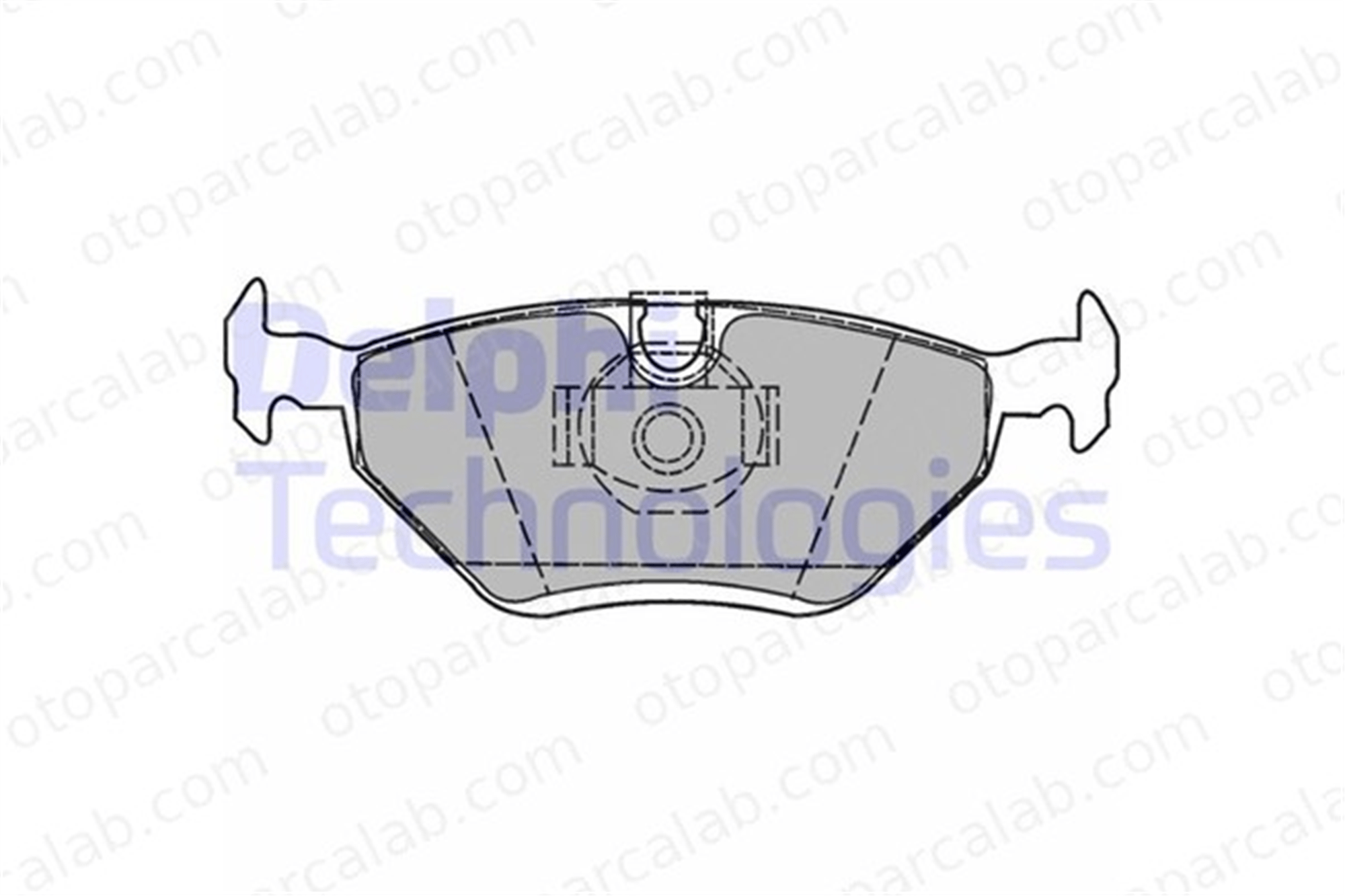DELPHI LP1423 Fren Disk Balata Arka BMW 3 SAAB 9-5 Station wagon 34216778168 GBP90341AF