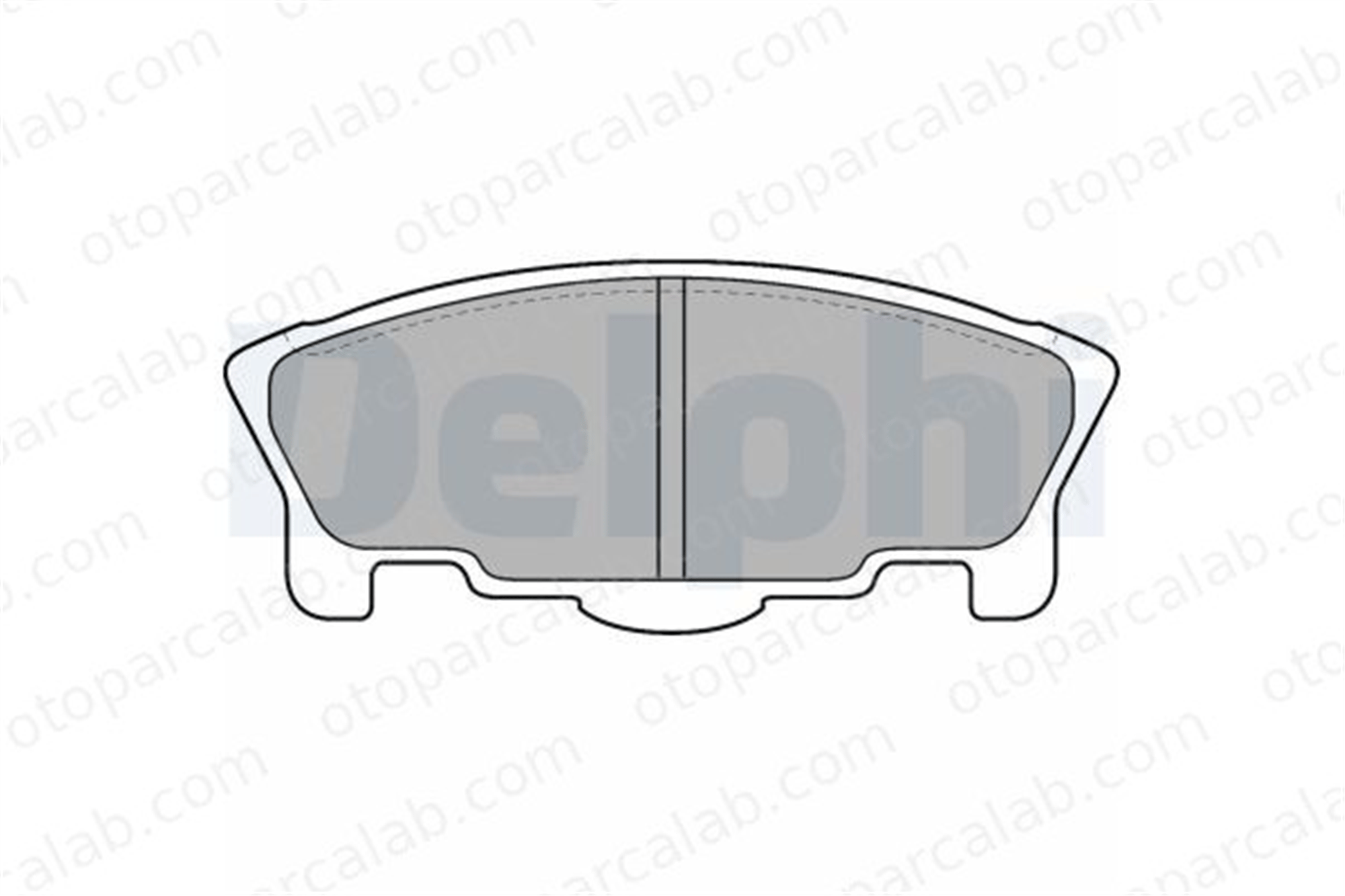 DELPHI LP1512 Fren Disk Balata Ön DAIHATSU MOVE LP1512 449187226