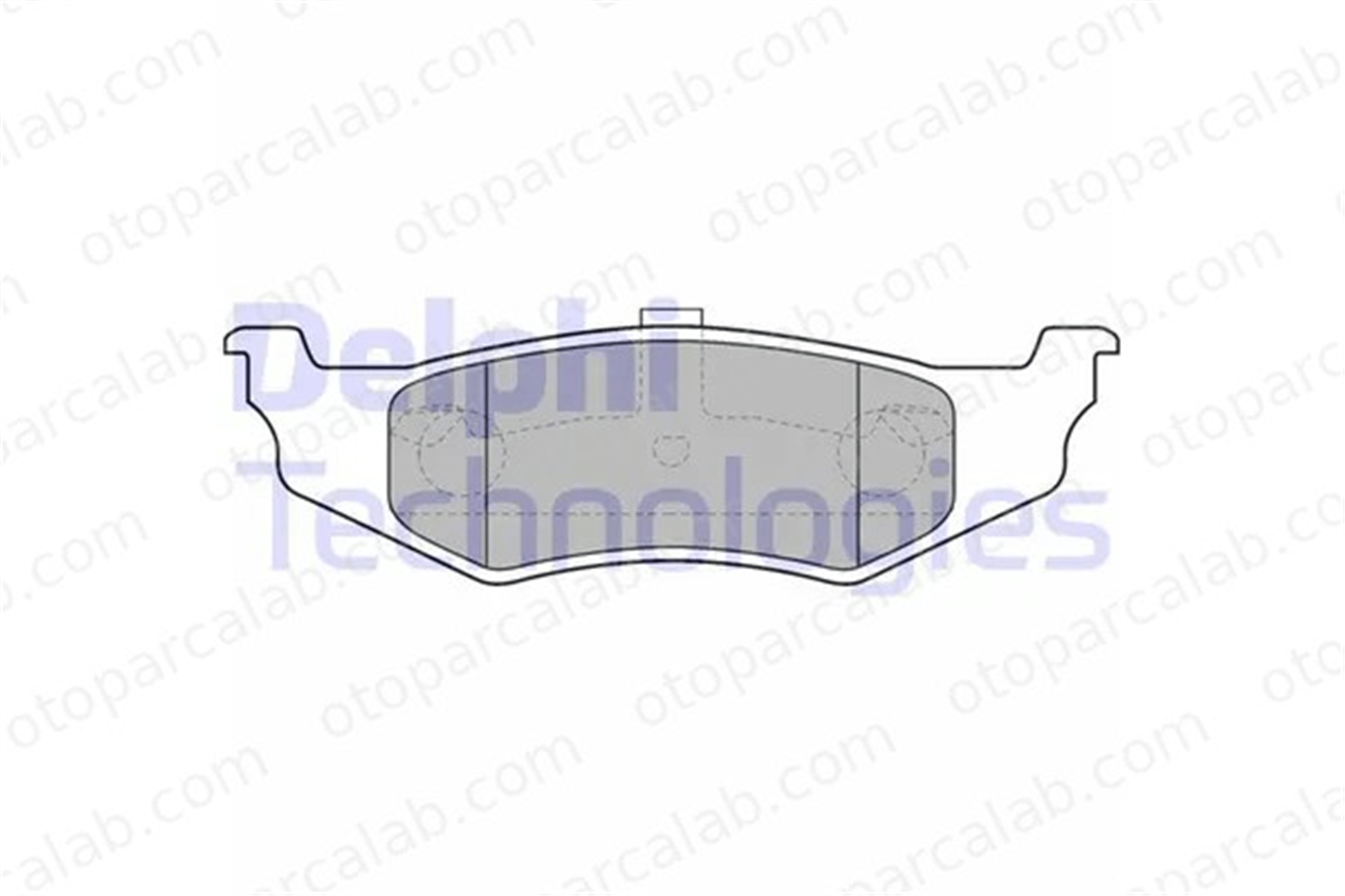 DELPHI LP1515 Fren Disk Balata Arka CHRYSLER PT CRUISER DODGE CARAVAN 5011631AA 05011631AA