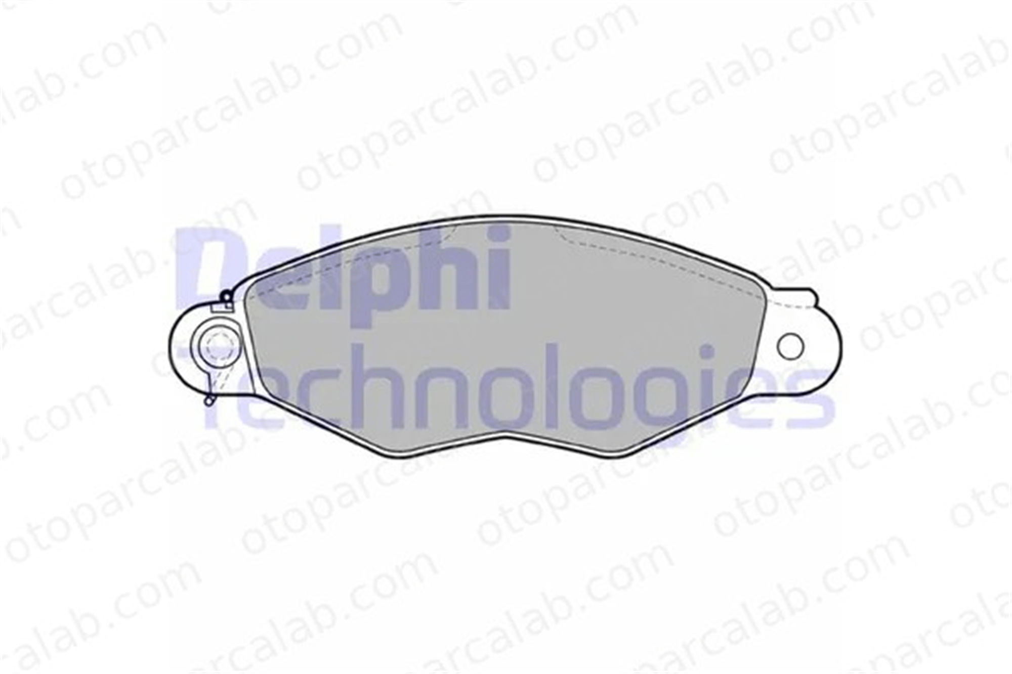 DELPHI LP1610 Fren Disk Balata Ön RENAULT KANGOO Express KANGOO 7701205513 425169