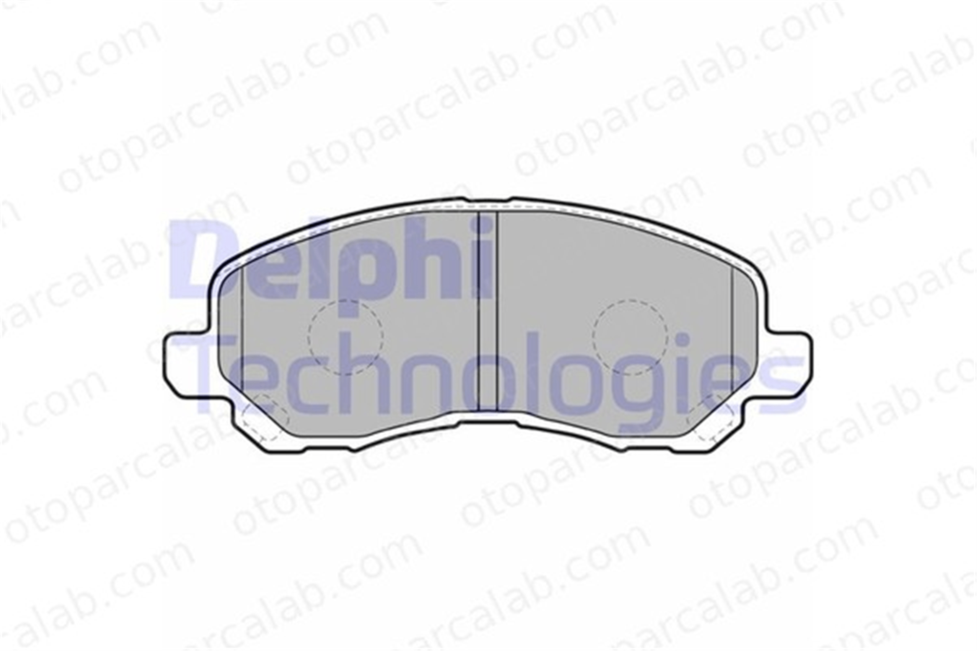 DELPHI LP1684 Fren Disk Balata Ön MITSUBISHI ASX LANCER VIII MR527675 5191217AA