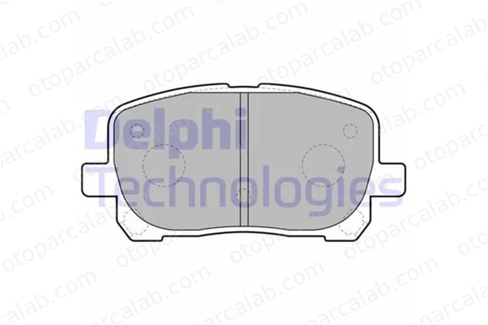 DELPHI LP1711 Fren Disk Balata Ön TOYOTA AVENSIS VERSO MATRIX 446502080 04465-02080