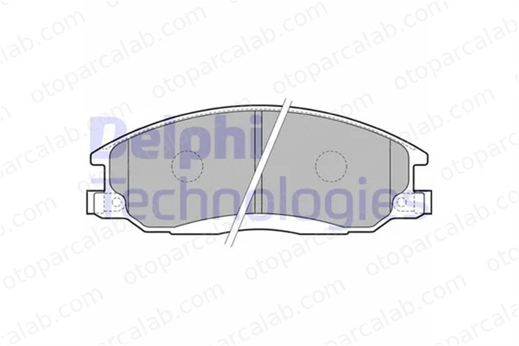DELPHI LP1743 Fren Disk Balata Ön HYUNDAI H-1 / STAREX Minibüs/Otobüs SANTA FÉ I 581013AA20 4813008260