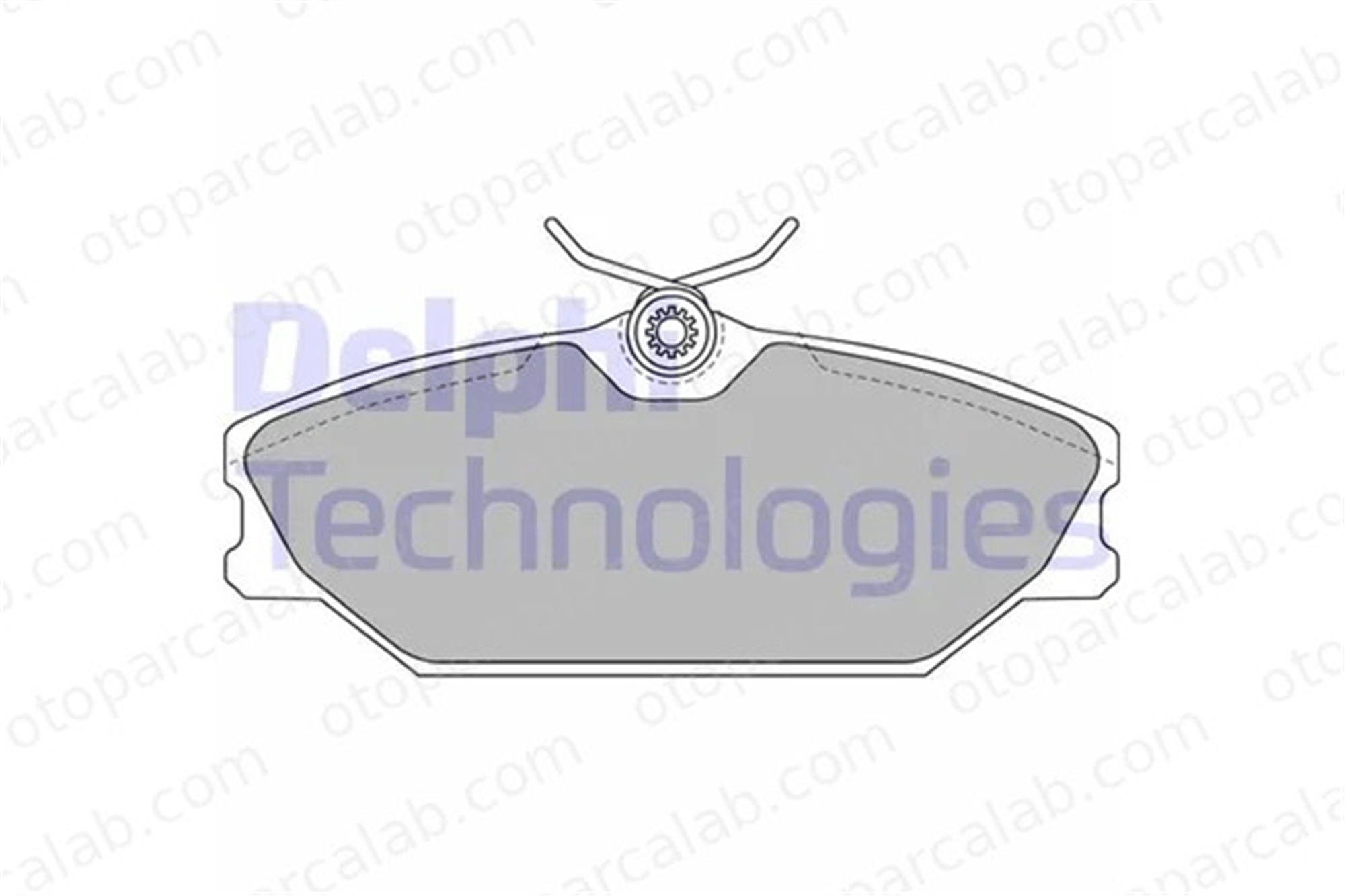 DELPHI LP1744 Fren Disk Balata Ön RENAULT SCÉNIC I MPV MEGANE I 7701206379 410604441R