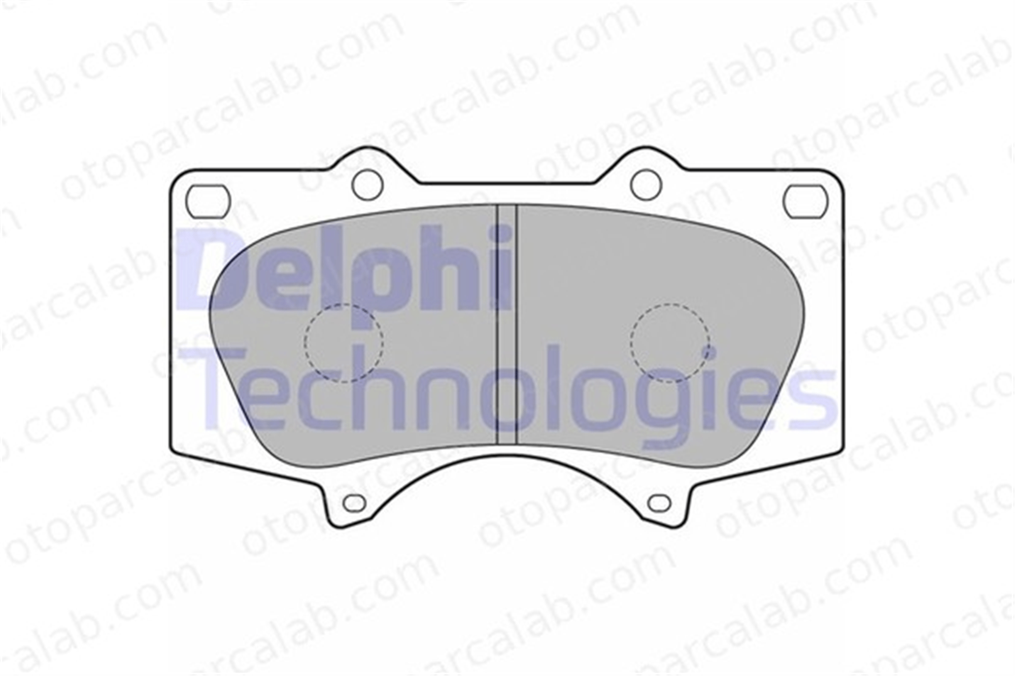 DELPHI LP1782 Fren Disk Balata Ön TOYOTA HILUX VIII Pick-up LAND CRUISER PRADO 446560270 044 656 0270